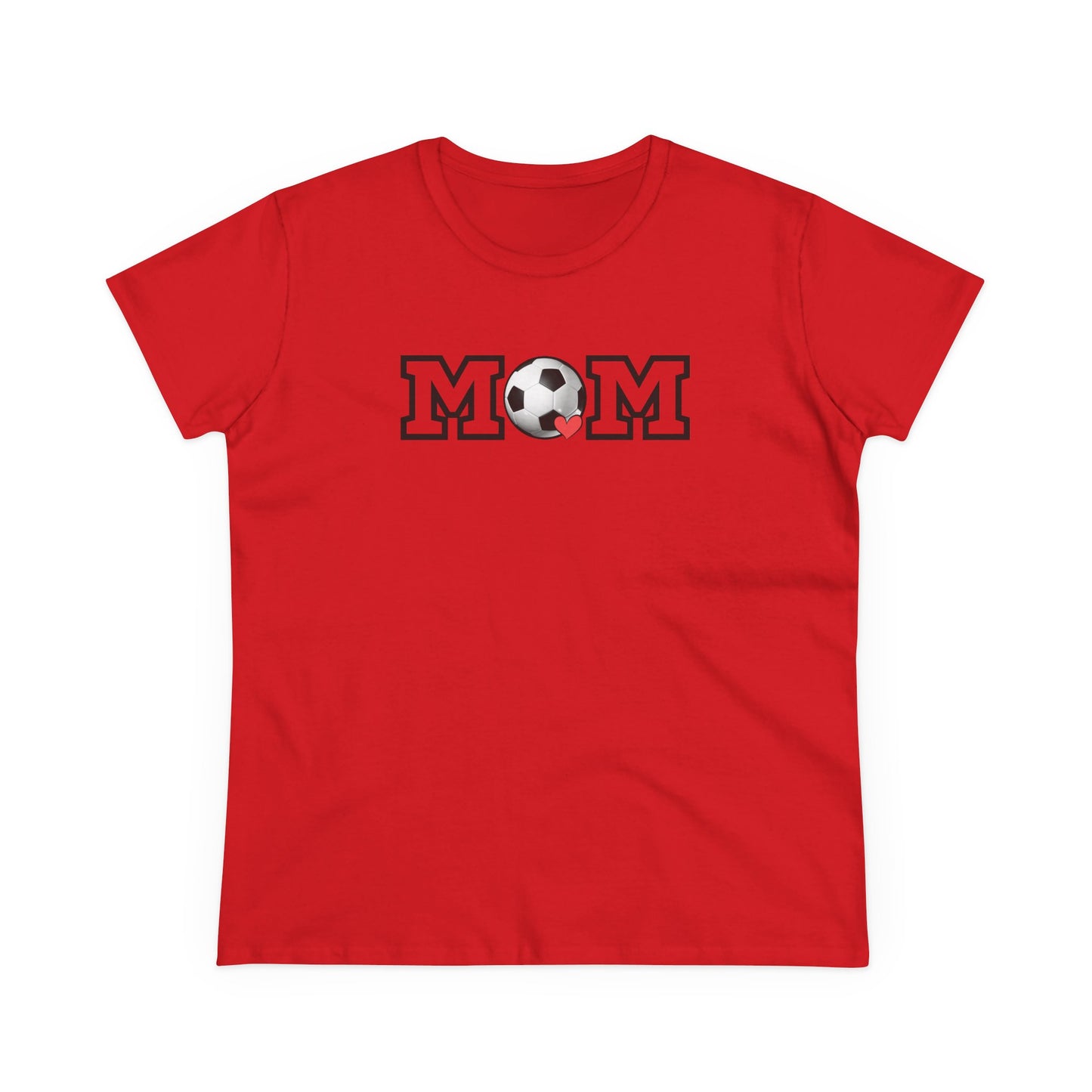 Soccer Mom Shirt, Sports Mom Gift, Cotton T-Shirt, Soccer Fan Apparel, Mother's Day Tee, Mom loves Soccer, Sports Mom