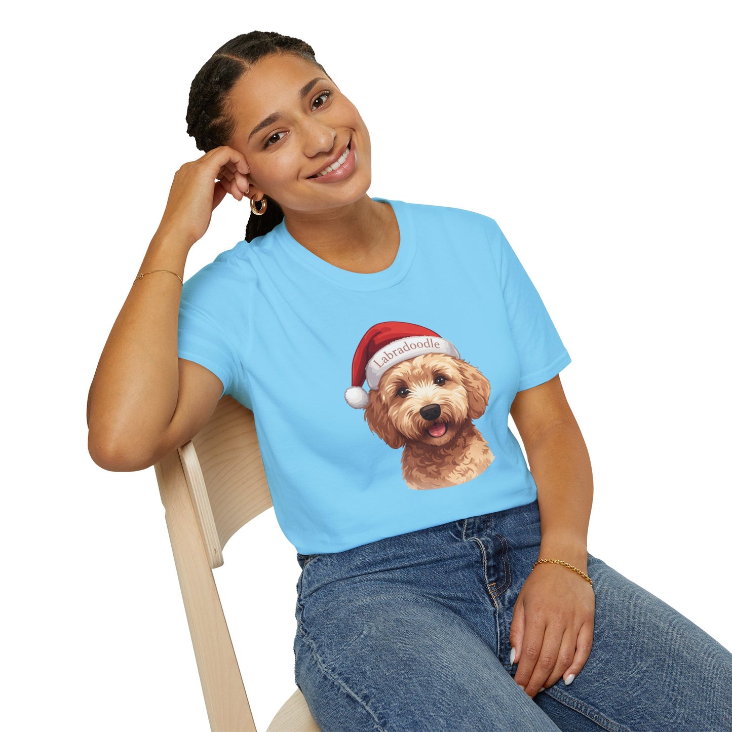Labradoodle Dog Portrait Shirt – Labradoodle Dog Lover Gift, Cute Dog Mom Tee, Dog Dad Shirt, Pet Breed Apparel