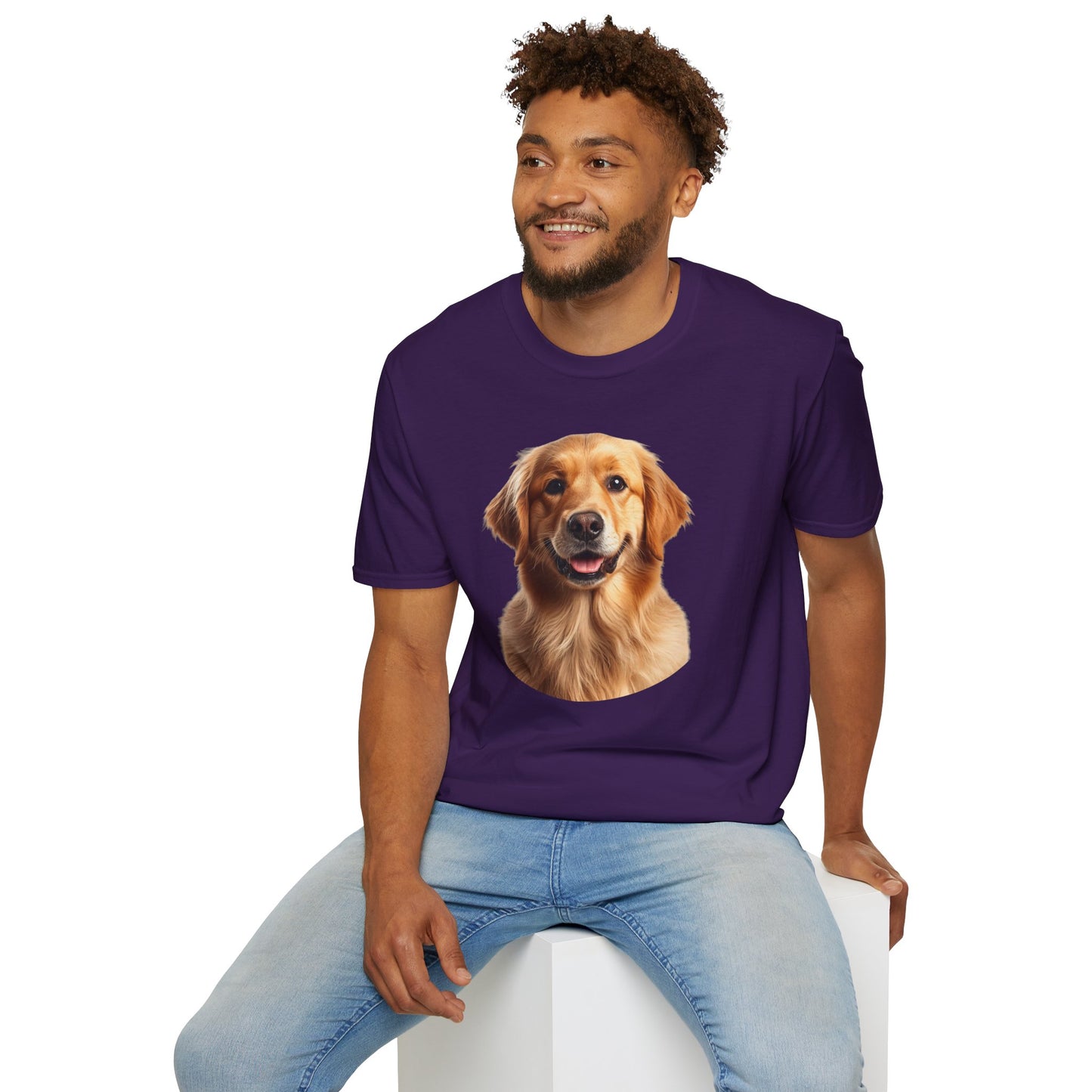 Golden Retriever Dog Portrait Shirt – Lab Dog Lover Gift, Cute Dog Mom Tee, Dog Dad Shirt, Pet Breed Apparel