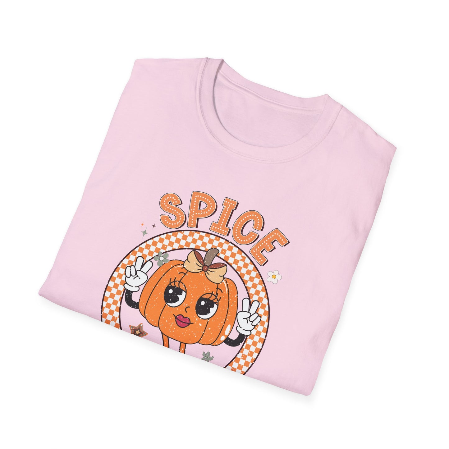 Spice Girl Pumpkin Fall T-Shirt - Cute Women's Autumn Tee, Thanksgiving Shirt, Lady Pumpkin Spice Girl Tee, Cozy Fall Tee for Her