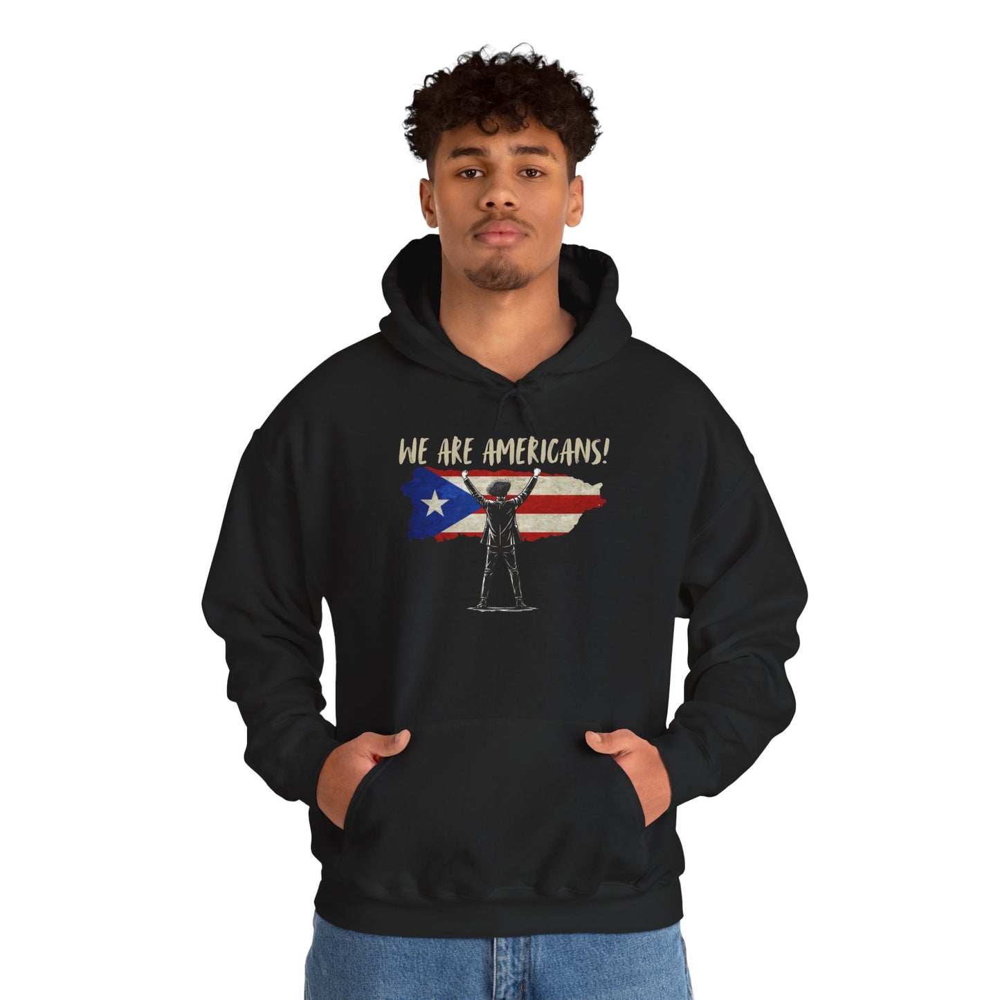 Benito We are Americans Hoodie, Benito Bowl, Football Fan Gift, Puerto Rico Boricua Heritage Culture Pride Hoodie