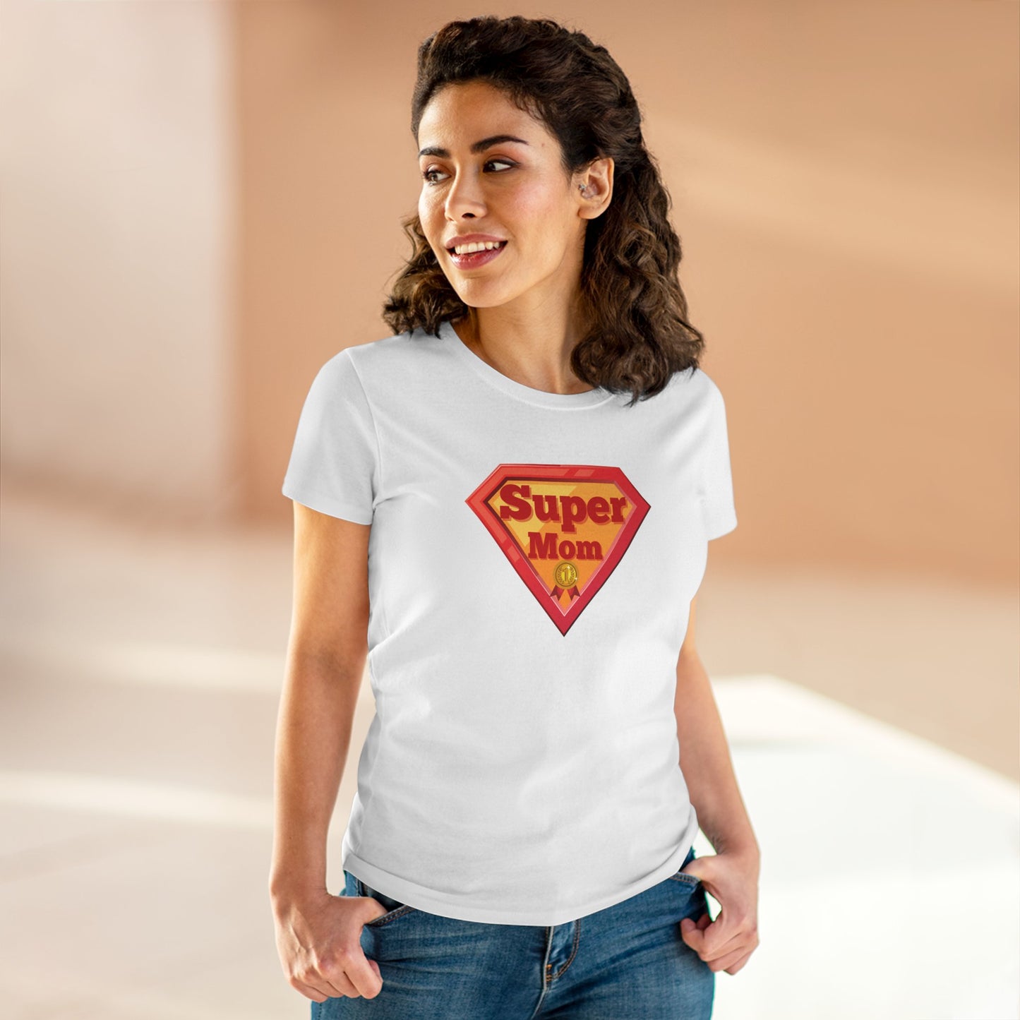 Supermom T-Shirt, Gift for Mom, Cute Summer Top, Mother's Day Gift, Family Gatherings, Casual Wear, Mom's Birthday, Supermom