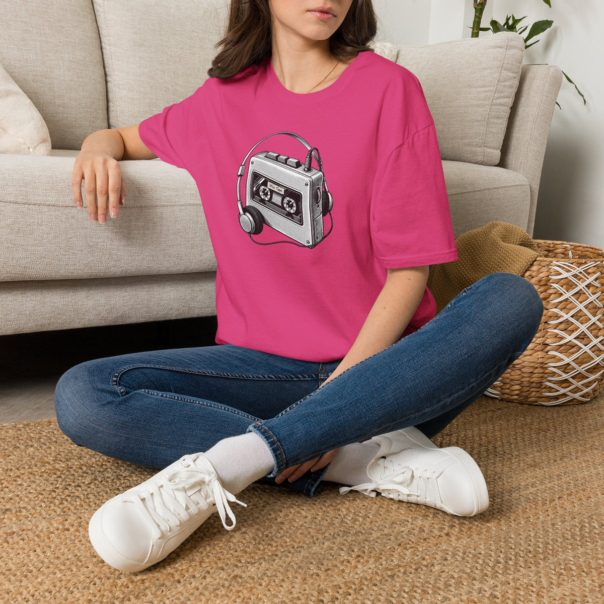 Cassette Tape Shirt, Retro Cassette Player T-Shirt, Mixtape Tee, Vintage Audio Shirt, Music Lover Gift