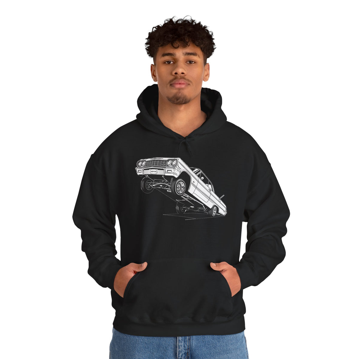 Classic Car Hoodie, Lowrider Car Hoodie, Vintage Auto Hoodie, Car Enthusiast Sweatshirt, Unisex Automotive Hoodie