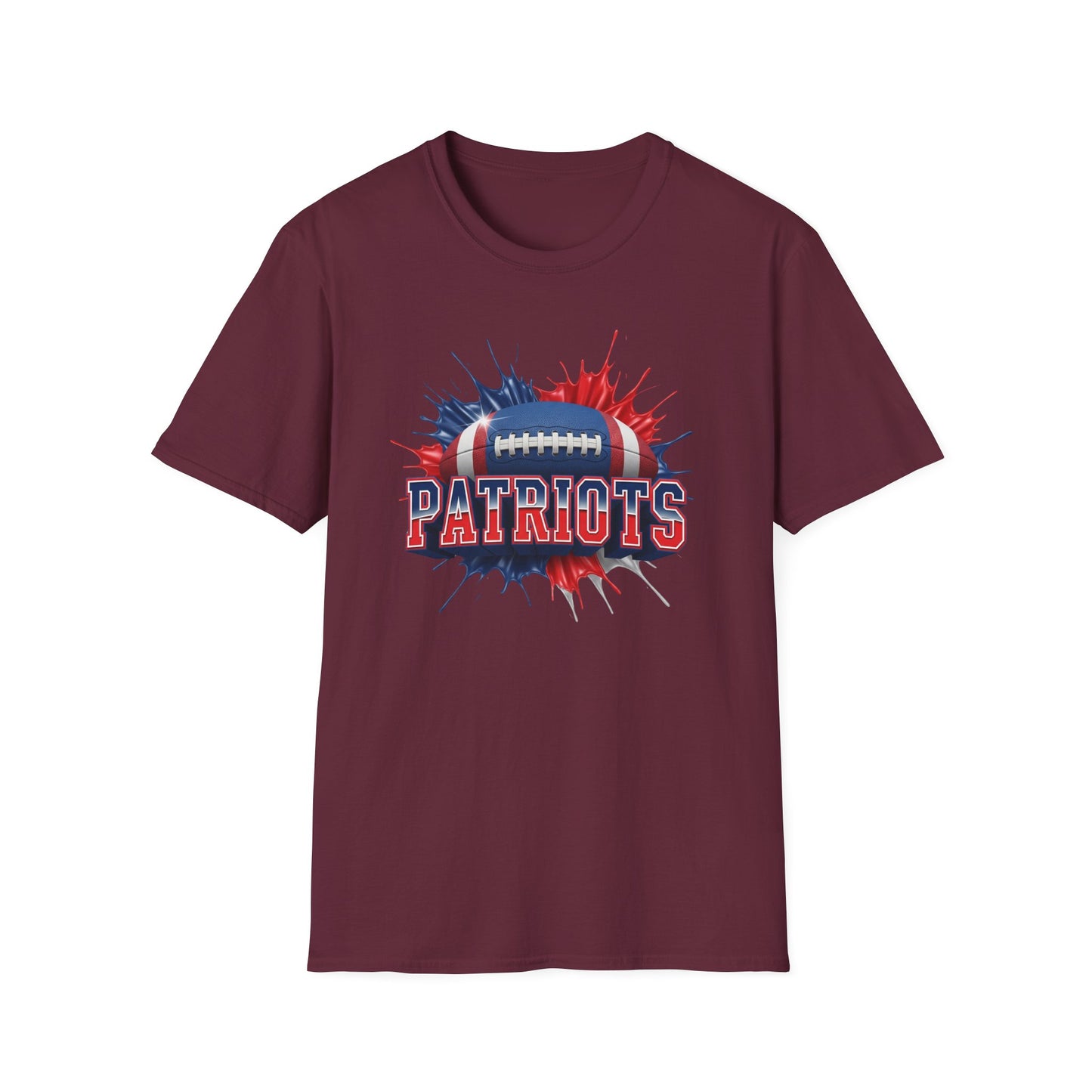 New England Football Unisex T-Shirt, New England Team Tee, Football Gift for New England Fans, Game Day Shirt Sports Fan Football Apparel