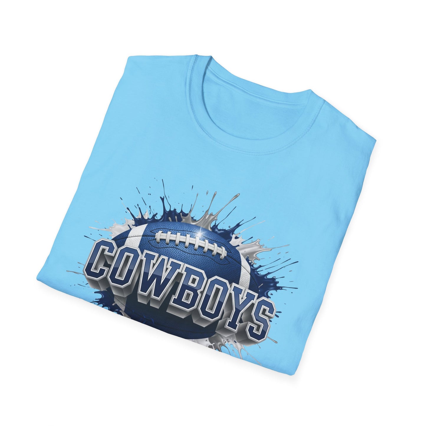 Dallas Football Unisex T-Shirt, Dallas Team Tee, Football Gift for Dallas Fans, Game Day Shirt, Sports Fan Apparel Football Tee