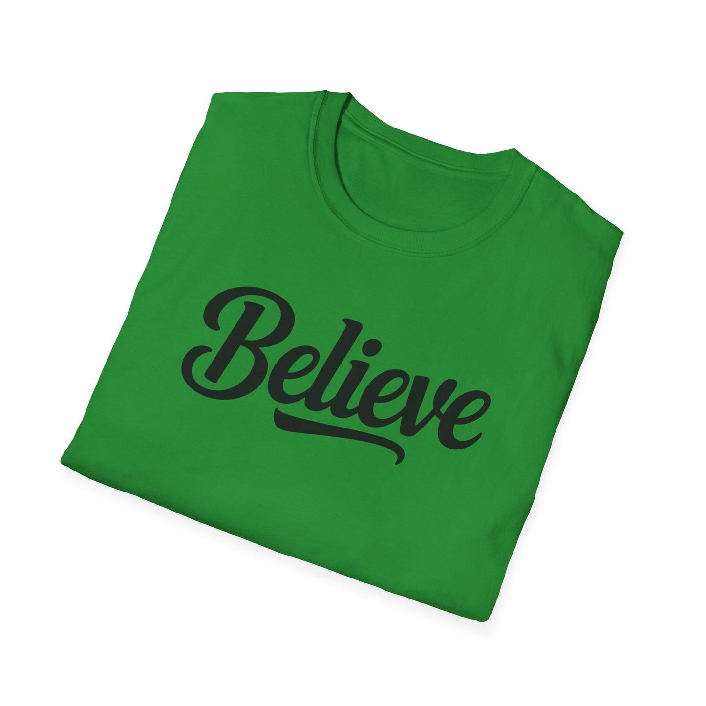 Believe T-Shirt – Inspirational Faith Shirt, Christian Motivational Tee, Positive Encouragement Apparel
