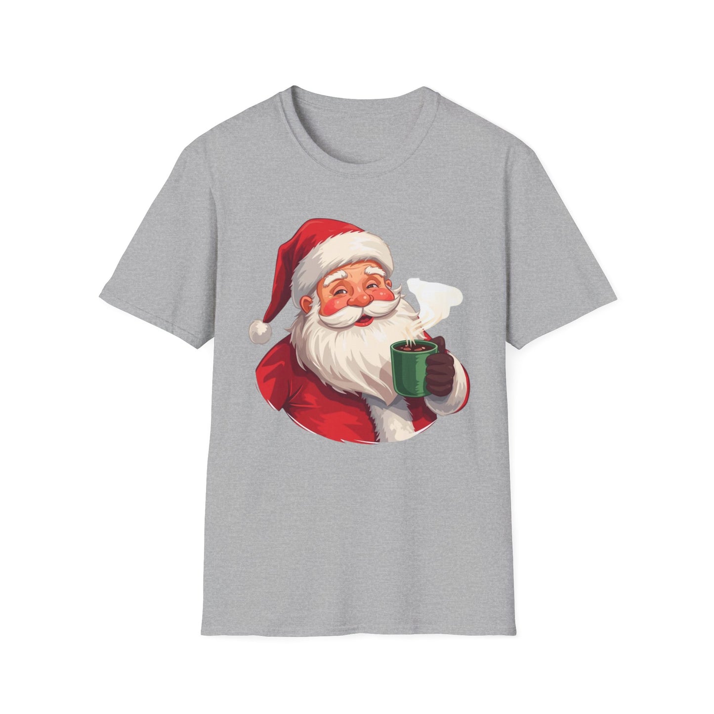 Santa enjoying Hot Chocolate Shirt, Family Christmas Shirts, Christmas T Shirt, Holiday Shirt, Cute Xmas Shirt for the family, Holiday Gift