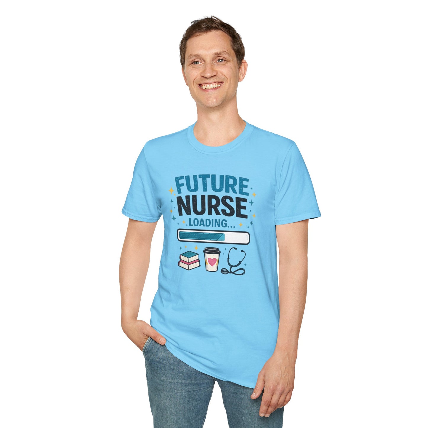 Future Nurse Loading Shirt – Funny Nursing Student T-Shirt, RN School Gift, Nursing School Graduation Tee, Nurse Student Gift Idea