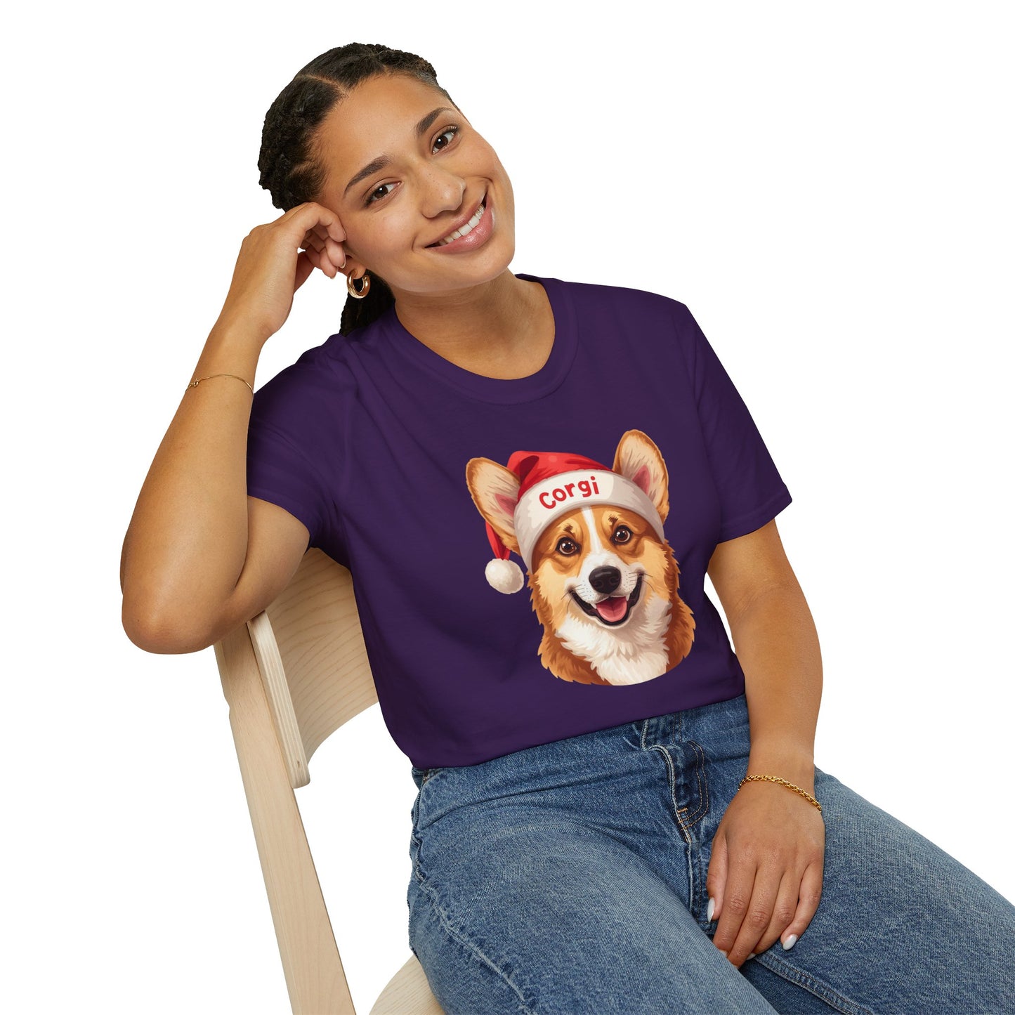 Corgi Dog Portrait Shirt – Corgi Dog Lover Gift, Cute Dog Mom Tee, Dog Dad Shirt, Pet Breed Apparel