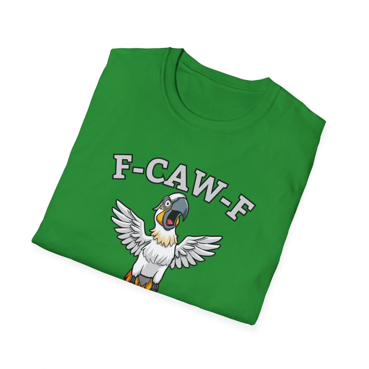 Funny F-CAW-F Macaw Parrot T-Shirt, Parrot Lover Shirt, Macaw Tee, Humorous Top, Macaw Parrot Apparel, Gift for him, Gift for her