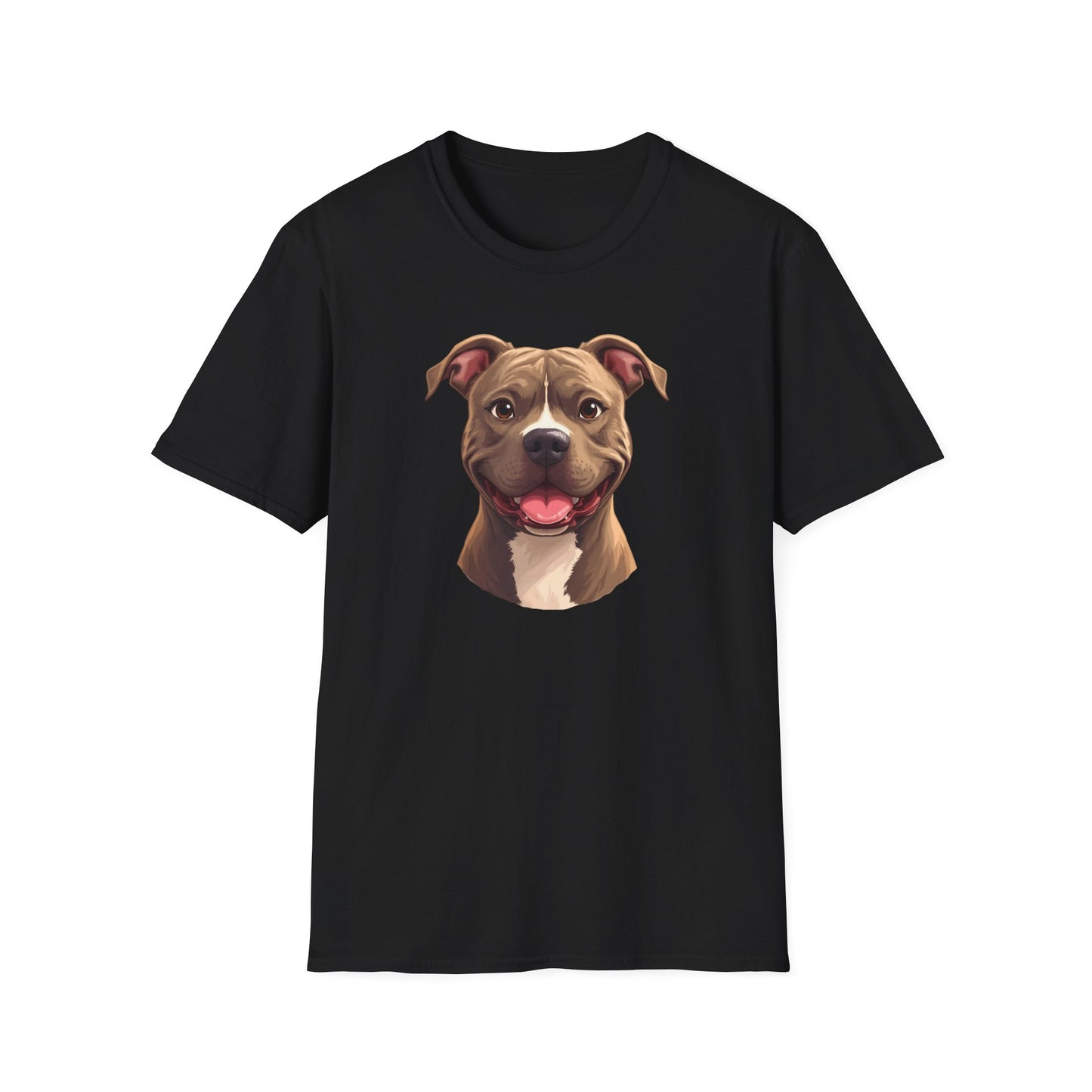 Pit Bull Terrier Dog Portrait Shirt – Pitbull Dog Lover Gift, Cute Dog Mom Tee, Dog Dad Shirt, Pet Breed Apparel