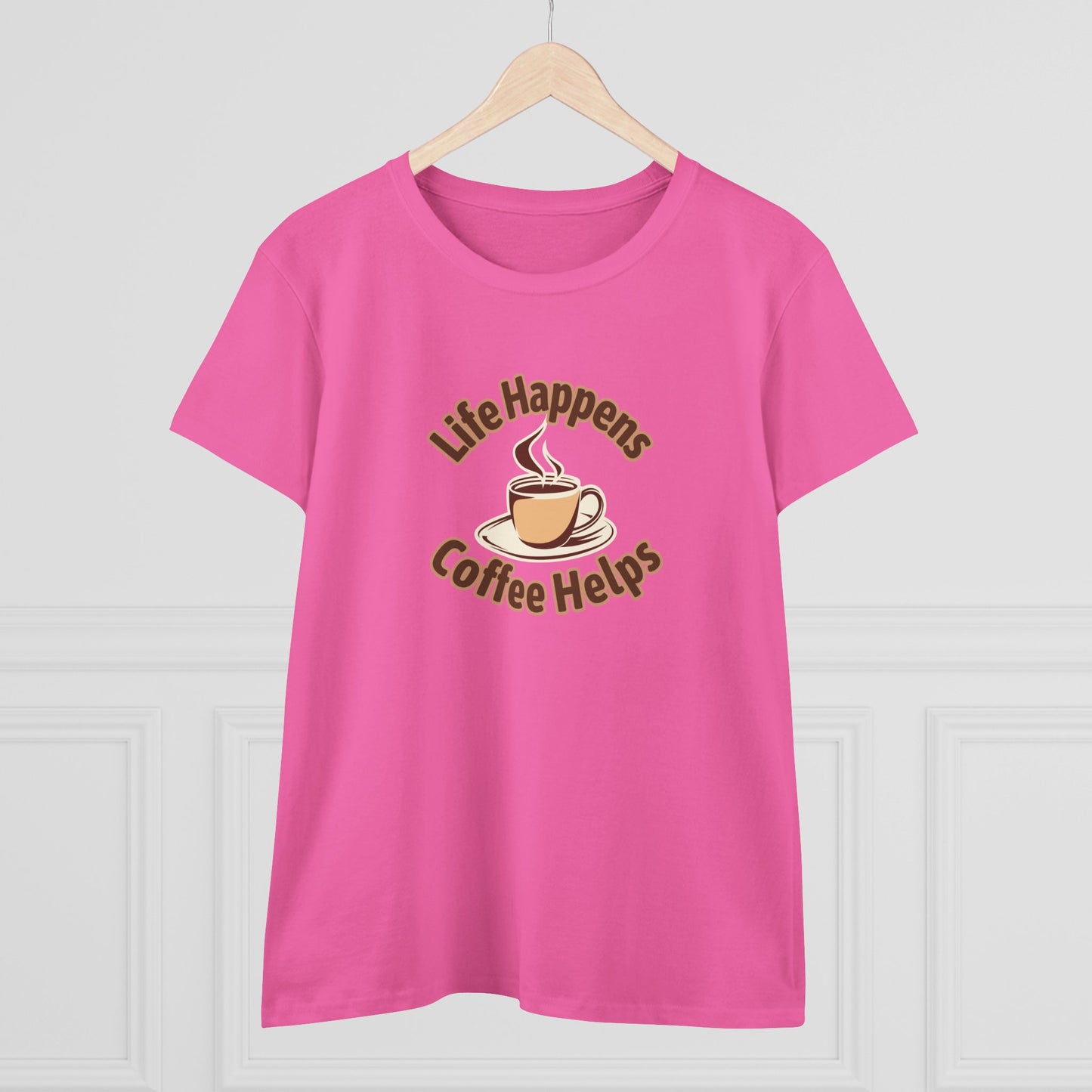 Life Happens Coffee Helps Shirt, Funny Coffee Shirt, Mother's Day Gift, Coffee Lover Gift, Mom Gift, Coffee Drinker Gift, Mother Gift