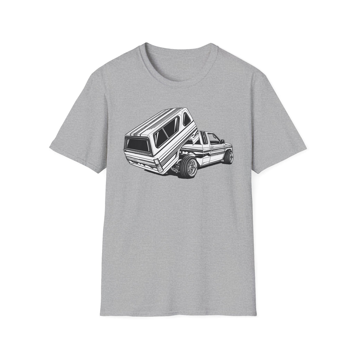 Mini Truck Lowrider Shirt, Lowrider Bed Dancer Truck T-Shirt, Custom Lowered Truck Tee, Car Enthusiast Gift