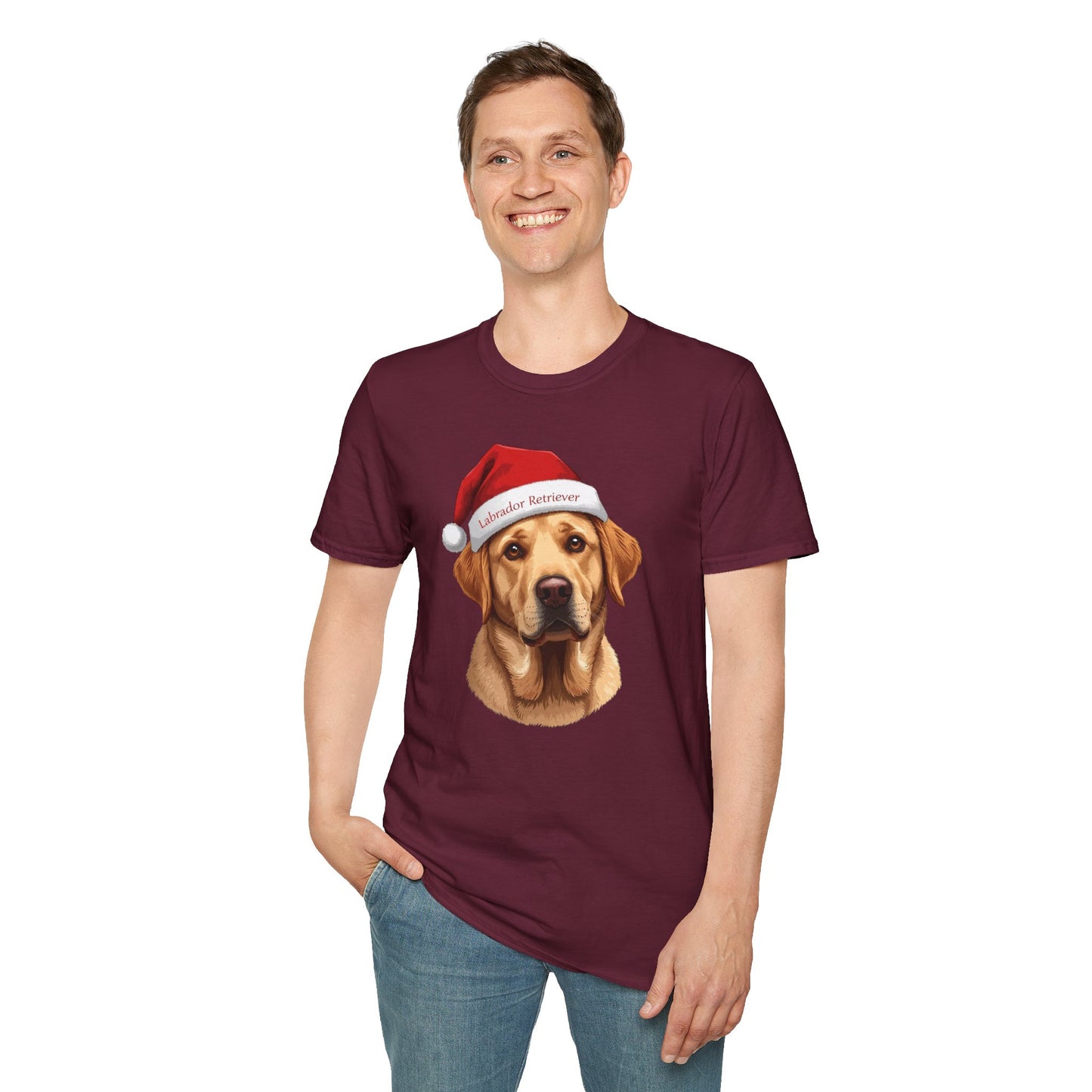 Labrador Retriever Dog Portrait Shirt – Lab Dog Lover Gift, Cute Dog Mom Tee, Dog Dad Shirt, Pet Breed Apparel