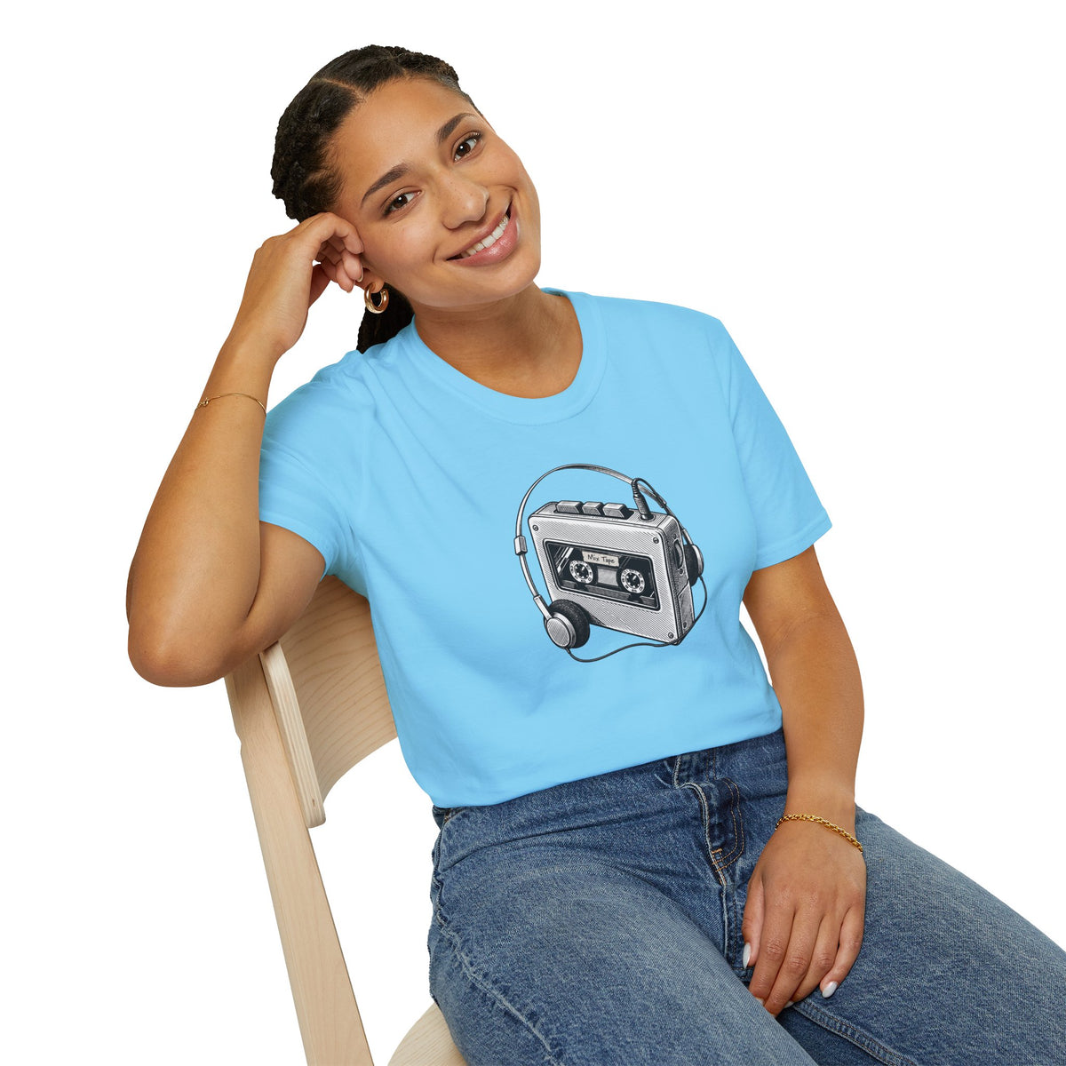 Cassette Tape Shirt, Retro Cassette Player T-Shirt, Mixtape Tee, Vintage Audio Shirt, Music Lover Gift