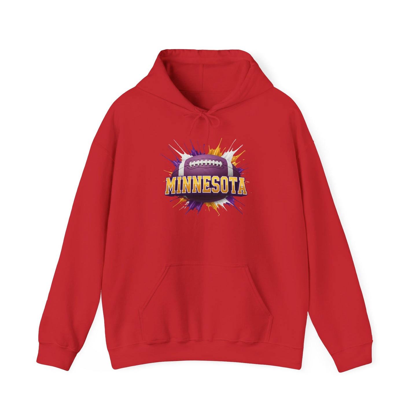 Minnesota Football Hoodie, Minnesota Team Hoodie, Football Gift for Minnesota Fans, Game Day Sports Fan Apparel, Football Fan Gift