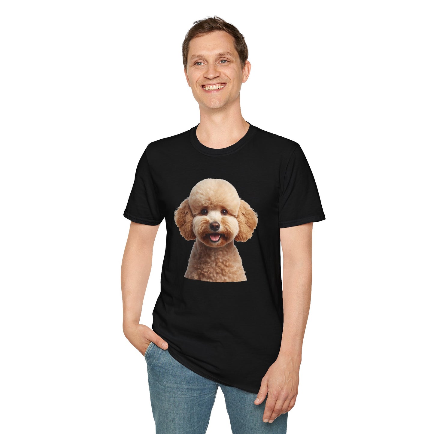 Poodle Dog Portrait Shirt – Poodle Dog Lover Gift, Cute Dog Mom Tee, Dog Dad Shirt, Pet Breed Apparel