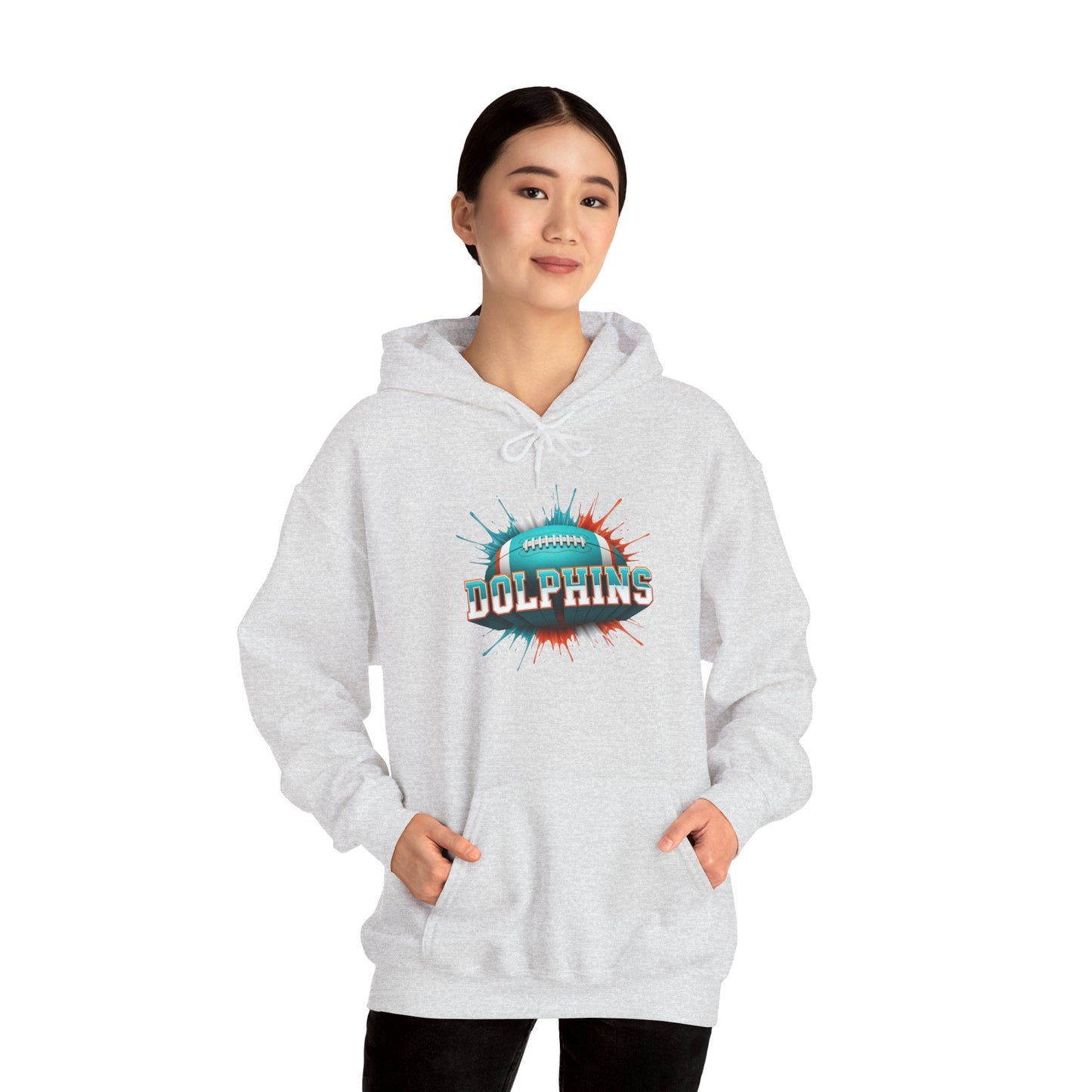 Miami Football Hoodie, Miami Team Hoodie, Football Gift for Miami Fans, Game Day Sports Fan Apparel, Football Fan Gift