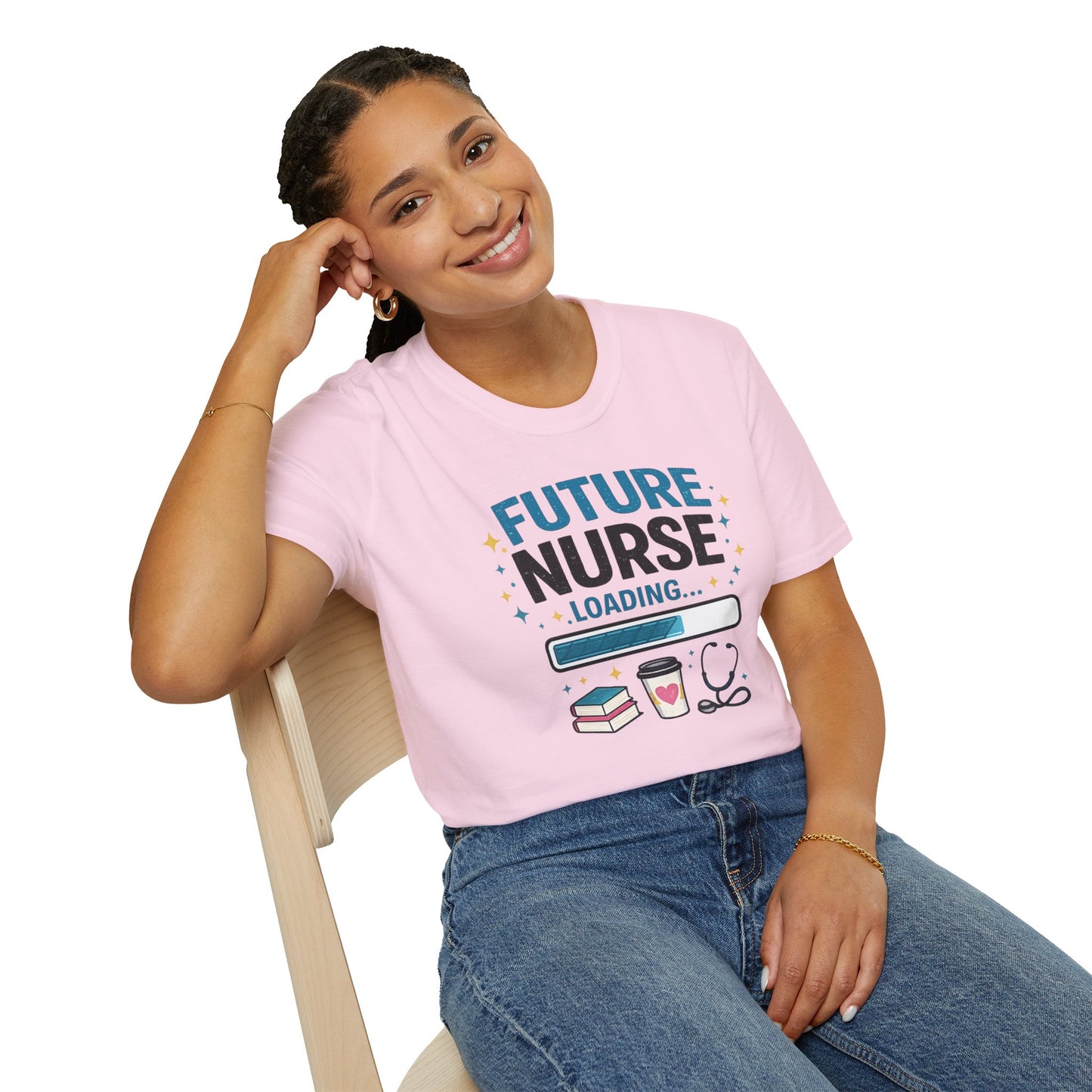 Future Nurse Loading Shirt – Funny Nursing Student T-Shirt, RN School Gift, Nursing School Graduation Tee, Nurse Student Gift Idea