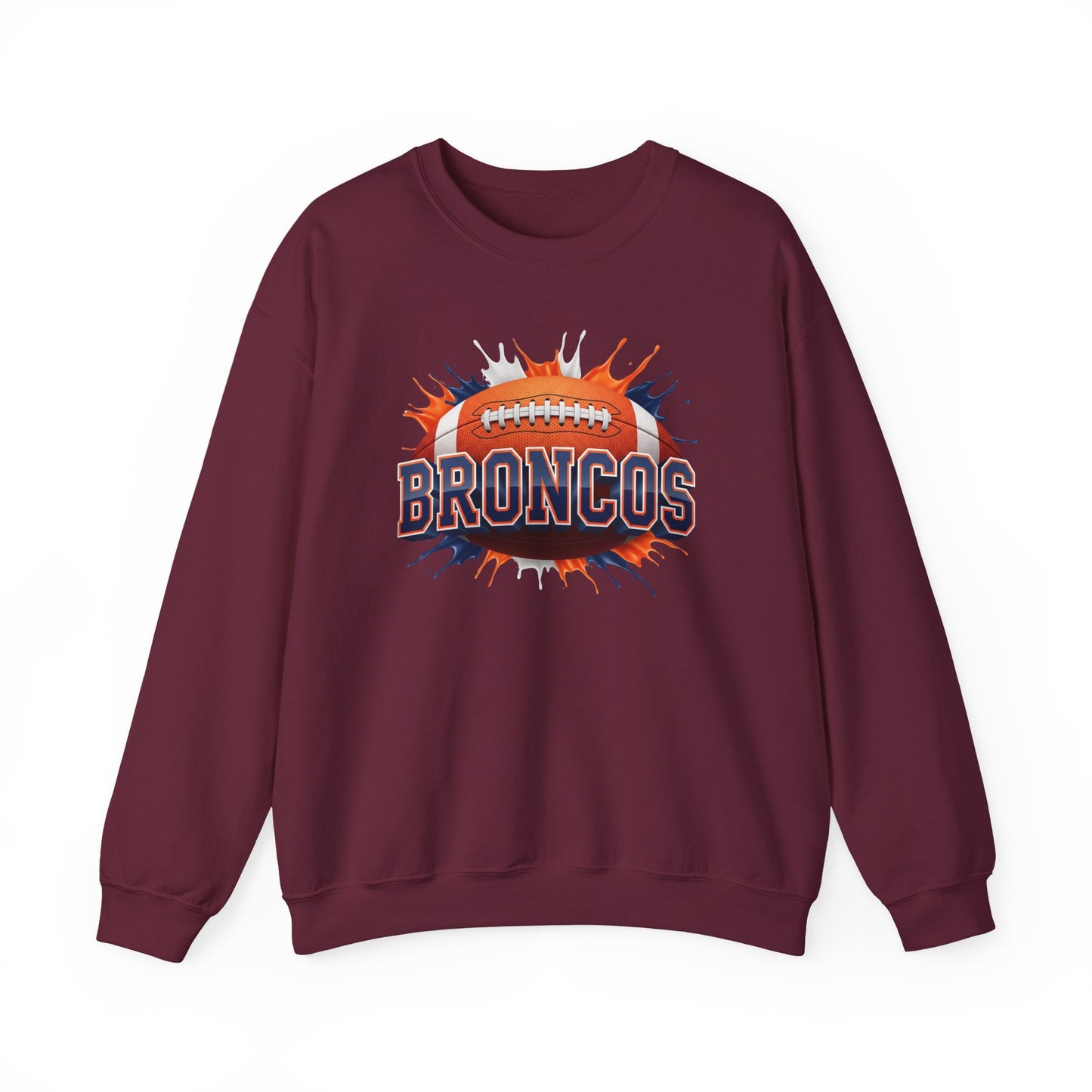 Denver Football Sweatshirt, Denver Team Sweatshirt, Football Gift for Denver Fans, Game Day Sports Fan Football Apparel