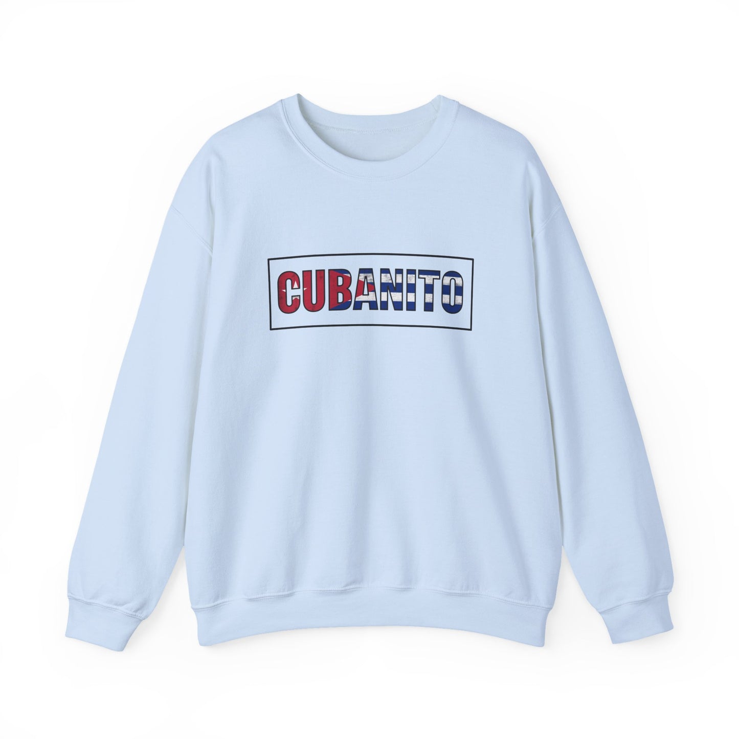 CUBANITO Sweatshirt – Cuban Flag Sweatshirt for Men, Latino Pride Sweatshirt, Cuba Heritage Top, Cuban Culture Graphic Sweatshirt