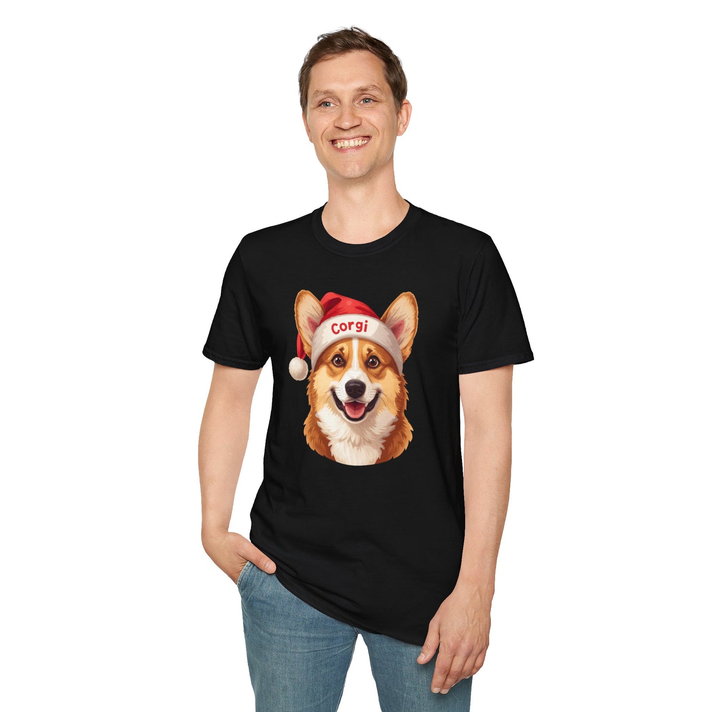 Corgi Dog Portrait Shirt – Corgi Dog Lover Gift, Cute Dog Mom Tee, Dog Dad Shirt, Pet Breed Apparel