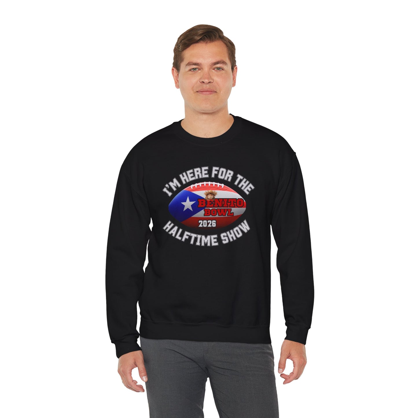 Benito Bowl Halftime 2026 Sweatshirt, Benito Bowl Shirt, Football Fan Gift, Puerto Rico Heritage Sweatshirt, Boriqua Pride Gift
