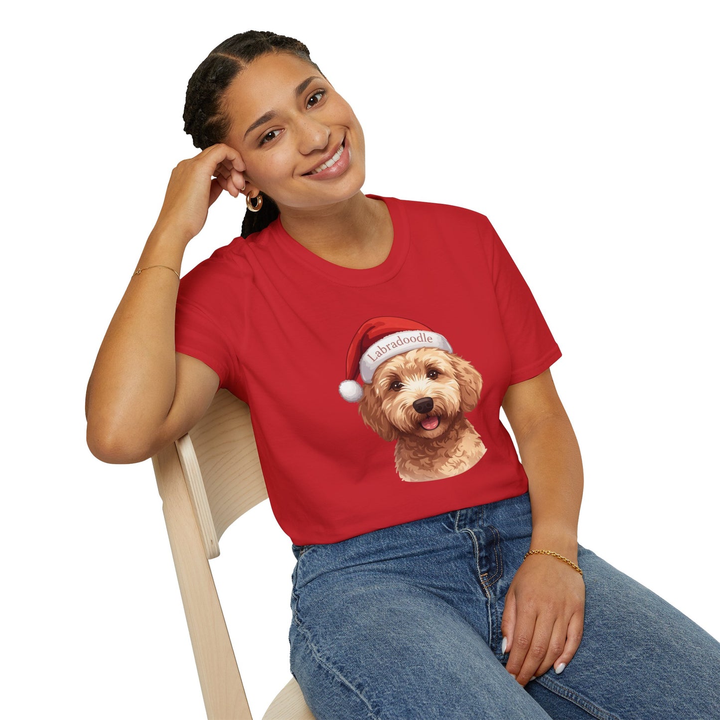 Labradoodle Dog Portrait Shirt – Labradoodle Dog Lover Gift, Cute Dog Mom Tee, Dog Dad Shirt, Pet Breed Apparel