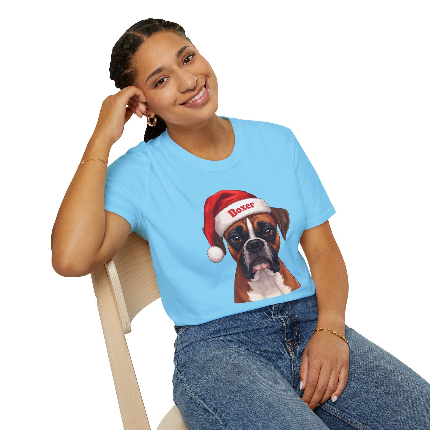 Boxer Dog Portrait Shirt – Boxer Dog Lover Gift, Cute Dog Mom Tee, Dog Dad Shirt, Pet Breed Apparel
