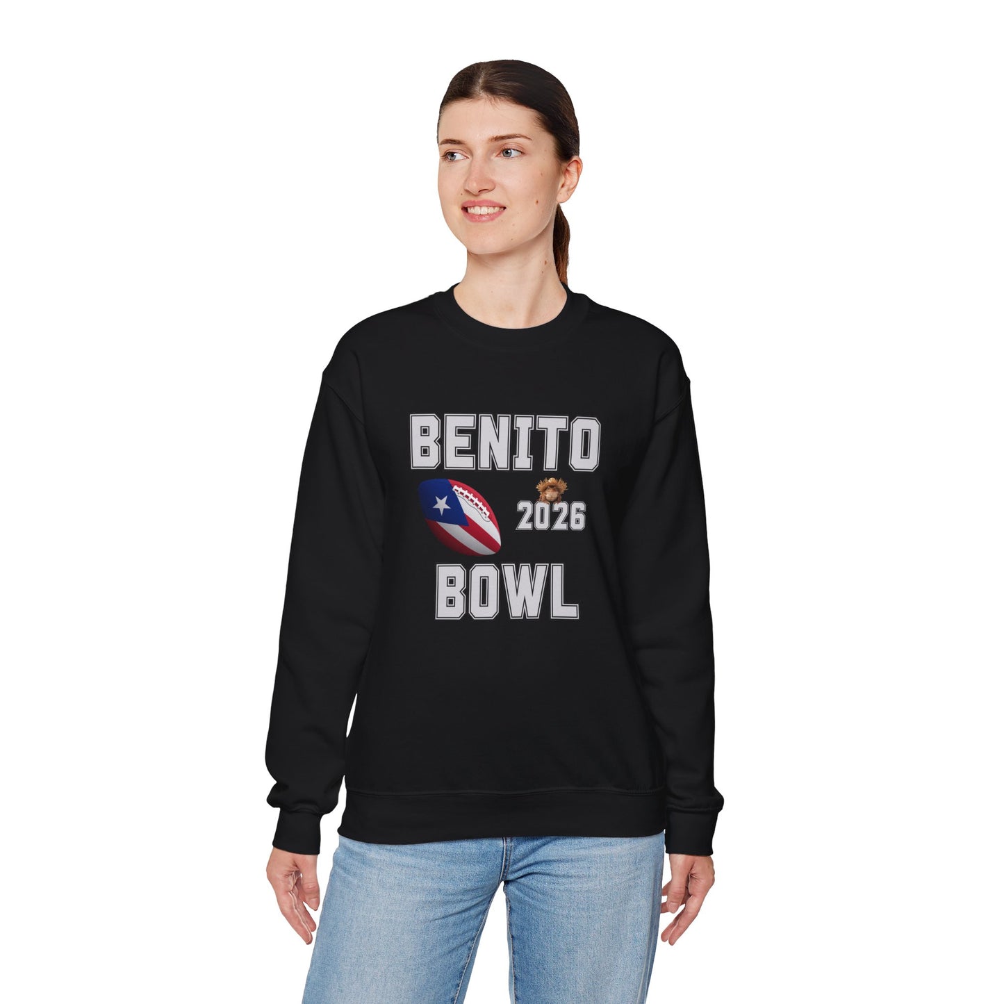 Benito Bowl Halftime 2026 Sweatshirt, Benito Bowl Shirt, Football Fan Gift, Puerto Rico Heritage Sweatshirt, Boriqua Pride Gift