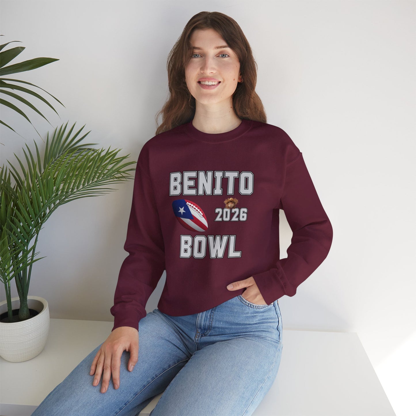 Benito Bowl Halftime 2026 Sweatshirt, Benito Bowl Shirt, Football Fan Gift, Puerto Rico Heritage Sweatshirt, Boriqua Pride Gift