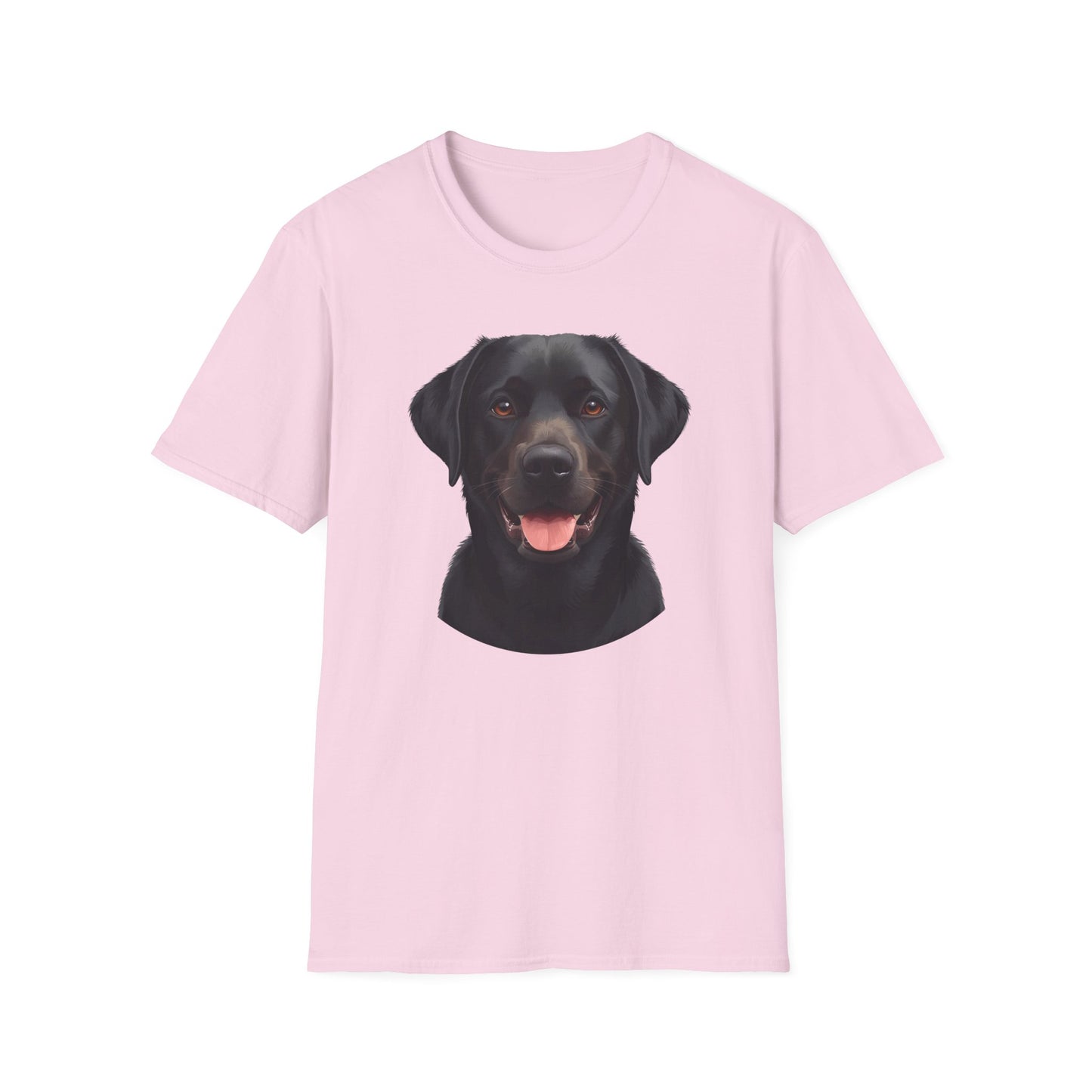 Labrador Retriever Dog Portrait Shirt – Black Lab Dog Lover Gift, Cute Dog Mom Tee, Dog Dad Shirt, Pet Breed Apparel