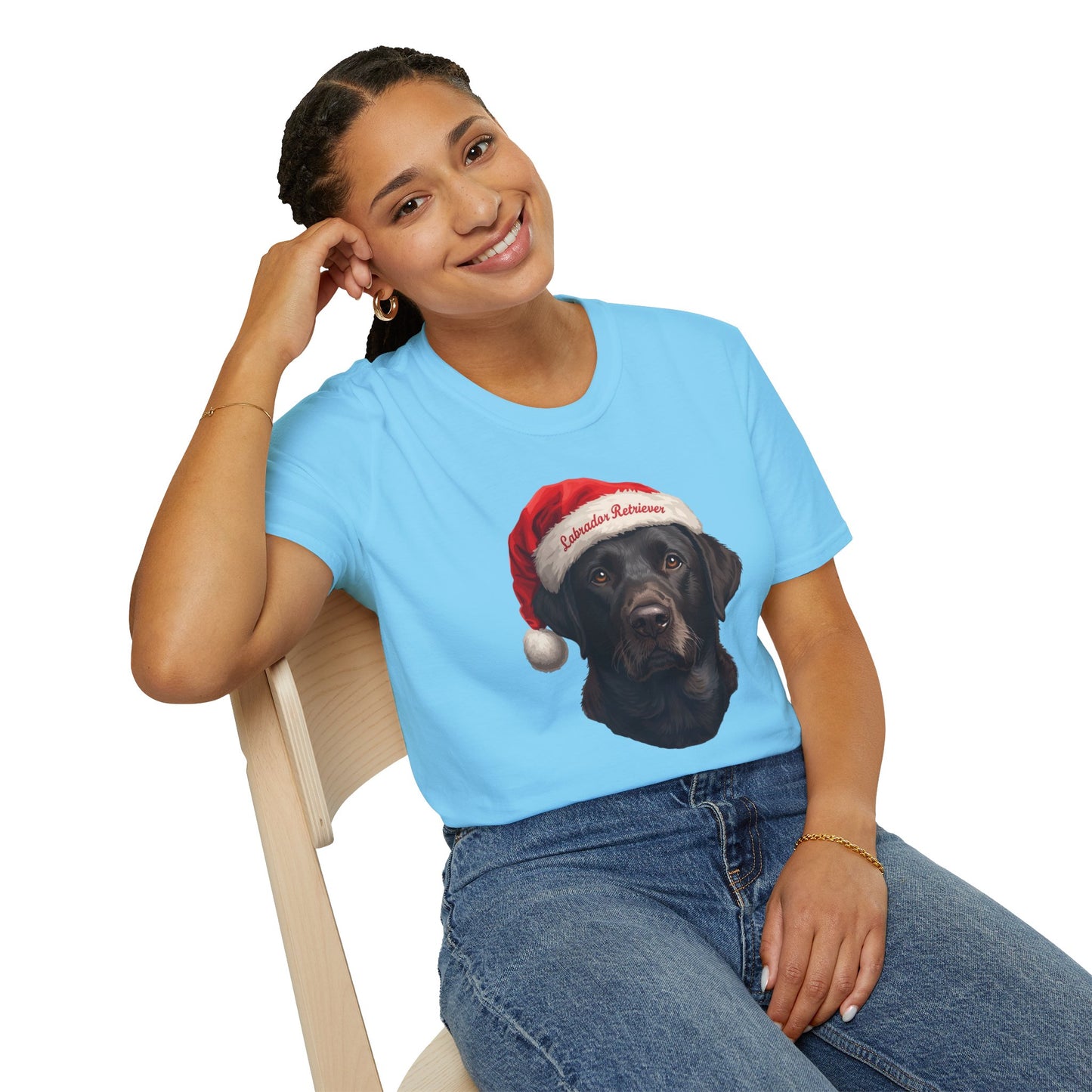 Labrador Retriever Dog Portrait Shirt – Black Lab Dog Lover Gift, Cute Dog Mom Tee, Dog Dad Shirt, Pet Breed Apparel