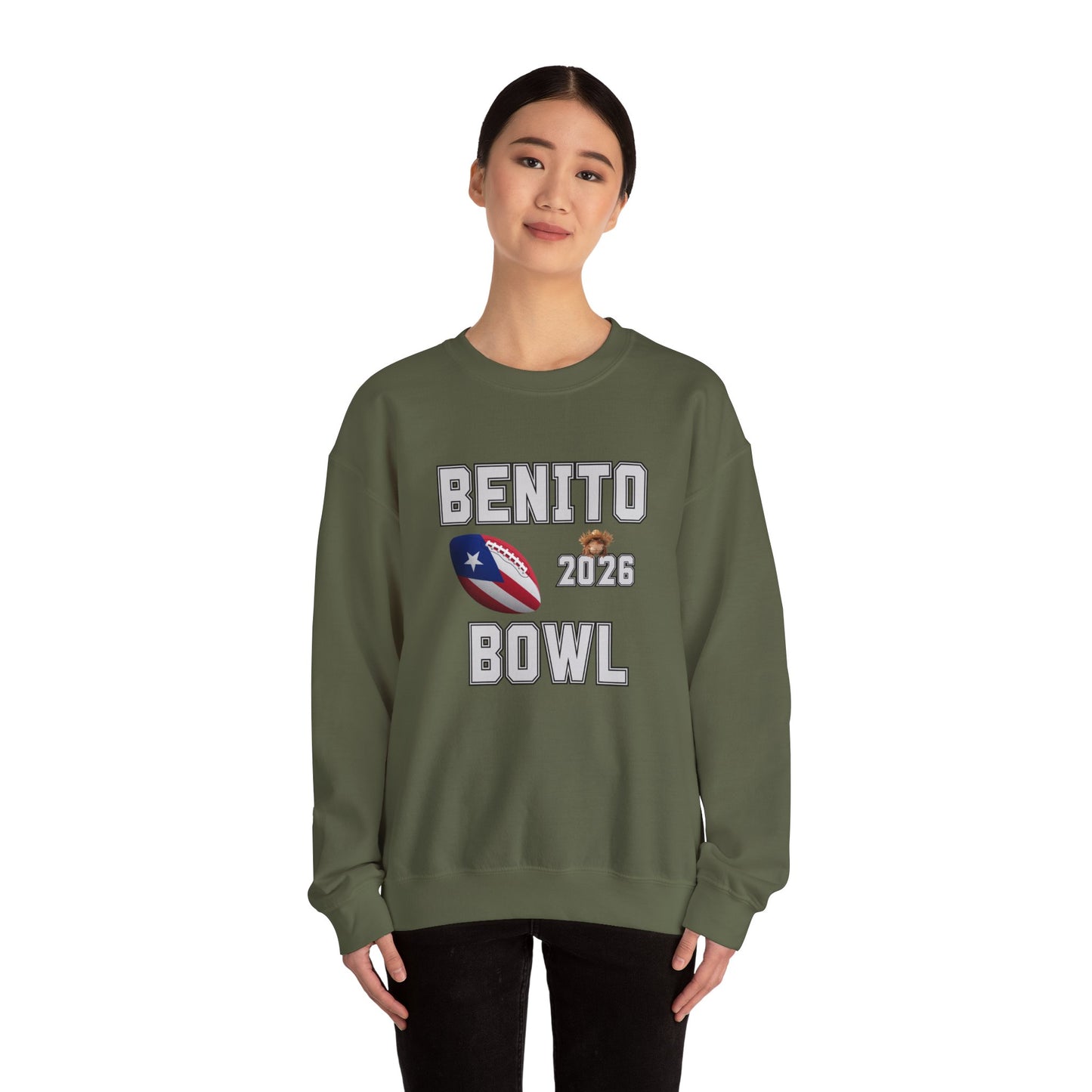 Benito Bowl Halftime 2026 Sweatshirt, Benito Bowl Shirt, Football Fan Gift, Puerto Rico Heritage Sweatshirt, Boriqua Pride Gift