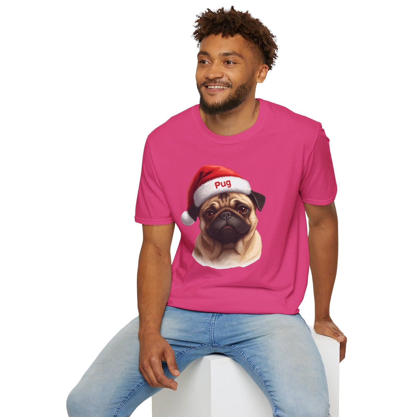 Pug Dog Portrait Shirt – Pug Dog Lover Gift, Cute Dog Mom Tee, Dog Dad Shirt, Pet Breed Apparel