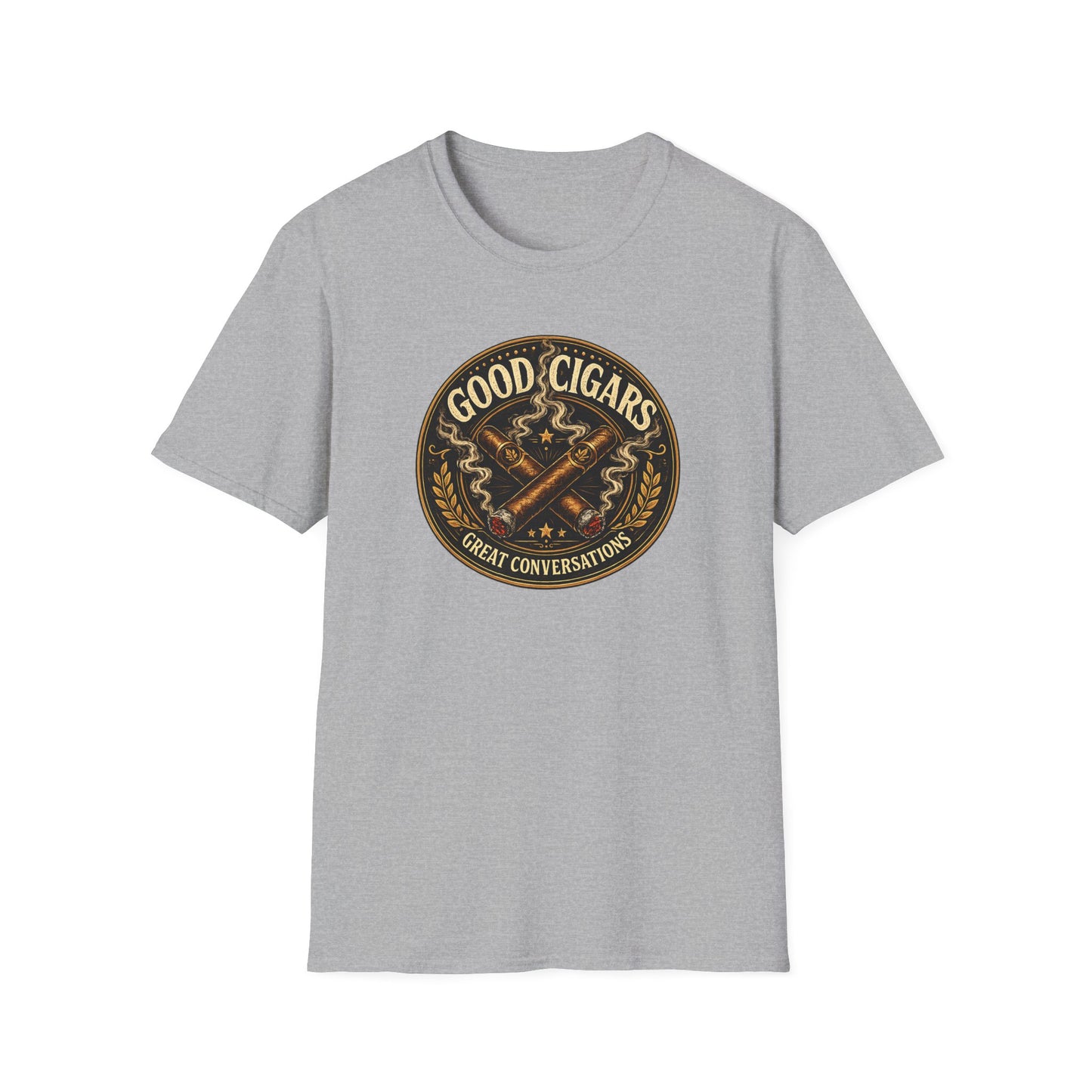 Good Cigars Great Conversations T-Shirt – Cigar Aficionado Graphic Tee