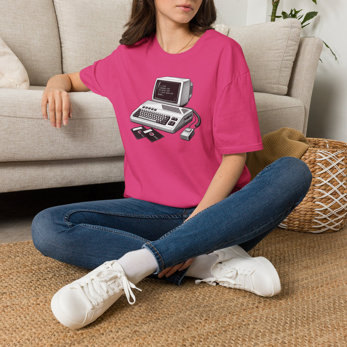Vintage Computer T-Shirt, Retro Tech Shirt, Floppy Disk Tee, Programmer Gift, Computer Nerd Shirt