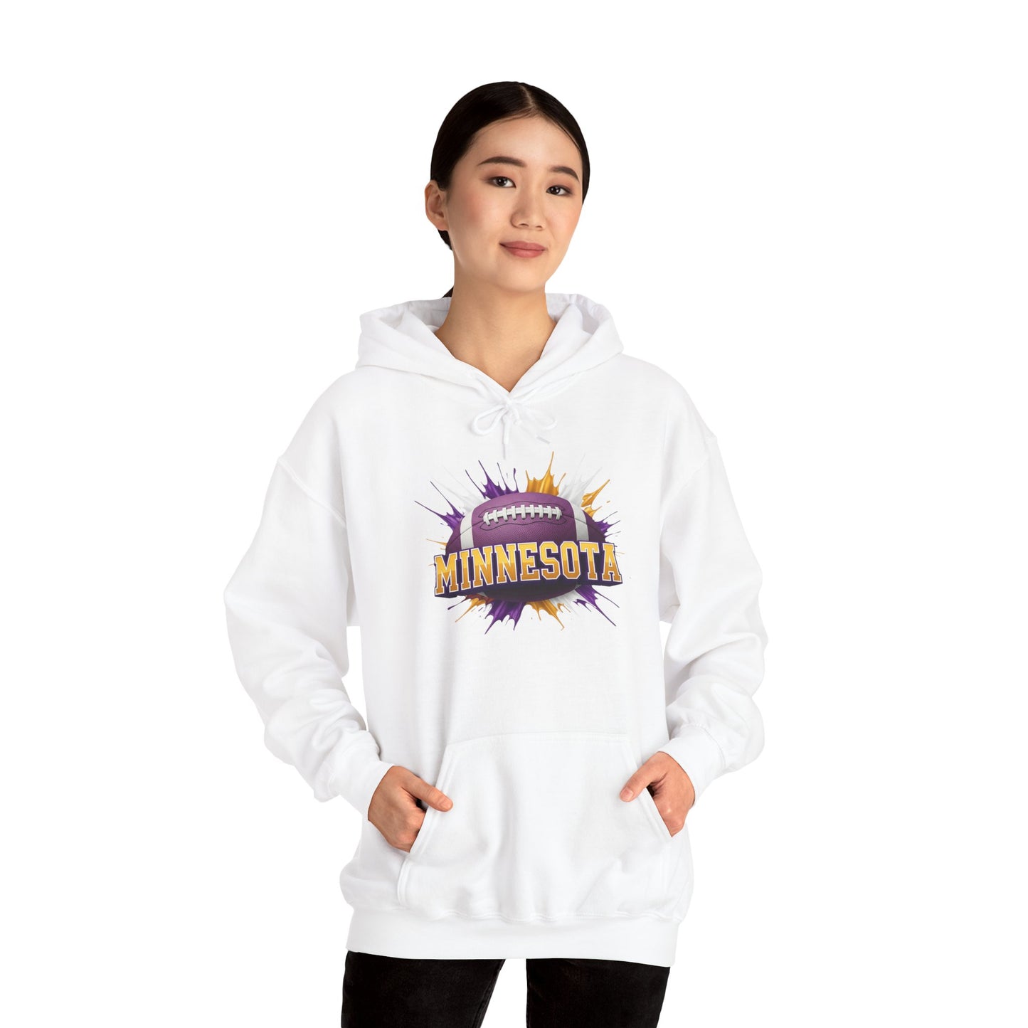 Minnesota Football Hoodie, Minnesota Team Hoodie, Football Gift for Minnesota Fans, Game Day Sports Fan Apparel, Football Fan Gift