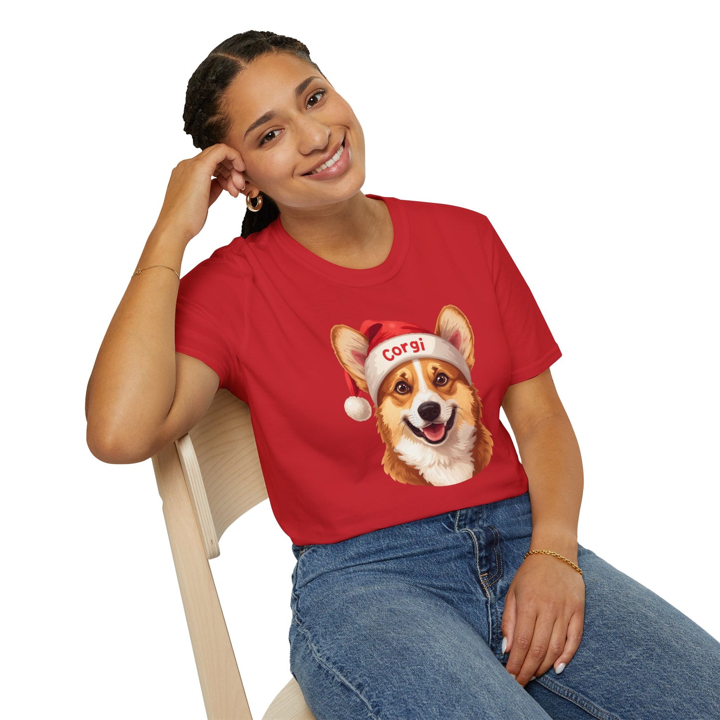 Corgi Dog Portrait Shirt – Corgi Dog Lover Gift, Cute Dog Mom Tee, Dog Dad Shirt, Pet Breed Apparel