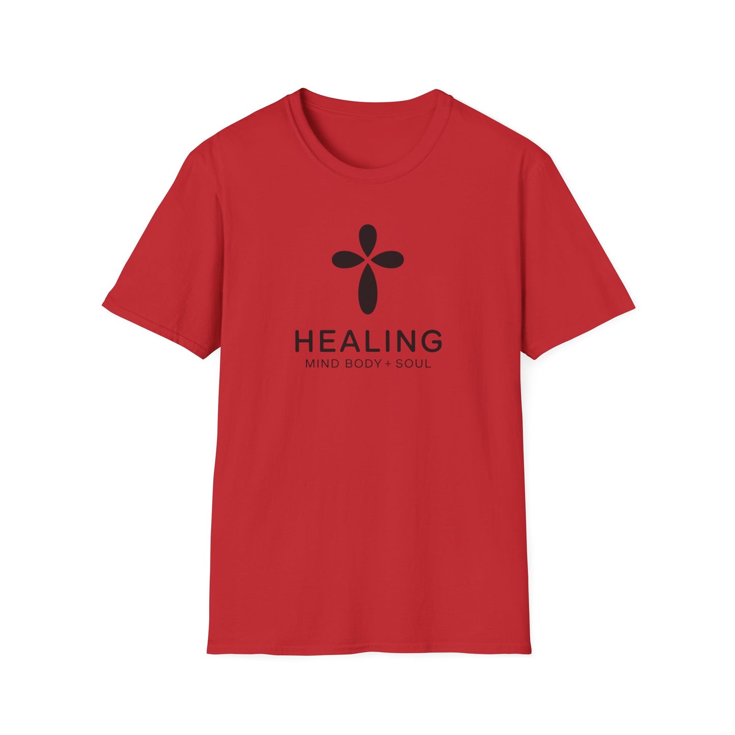 Healing Mind Body Soul T-Shirt – Minimalist Spiritual Wellness Tee, Inspirational Healing Shirt
