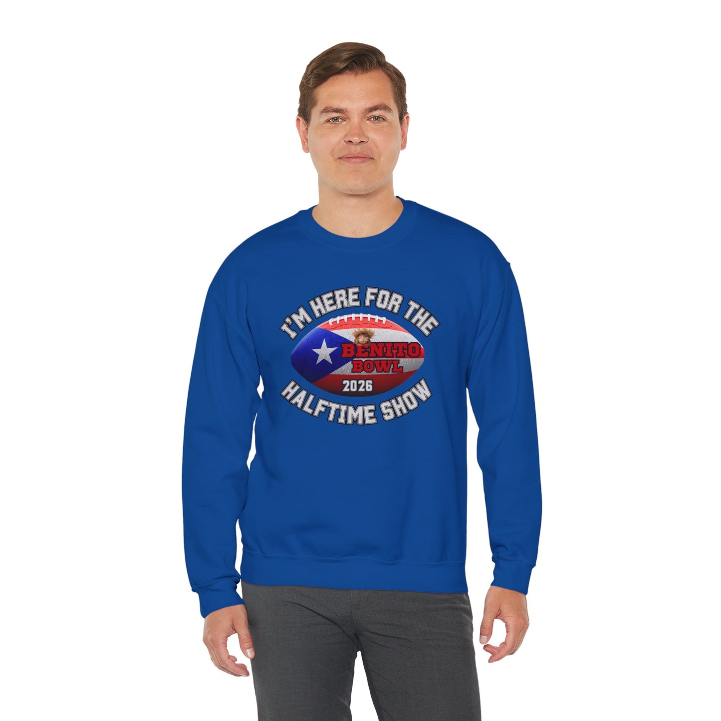 Benito Bowl Halftime 2026 Sweatshirt, Benito Bowl Shirt, Football Fan Gift, Puerto Rico Heritage Sweatshirt, Boriqua Pride Gift