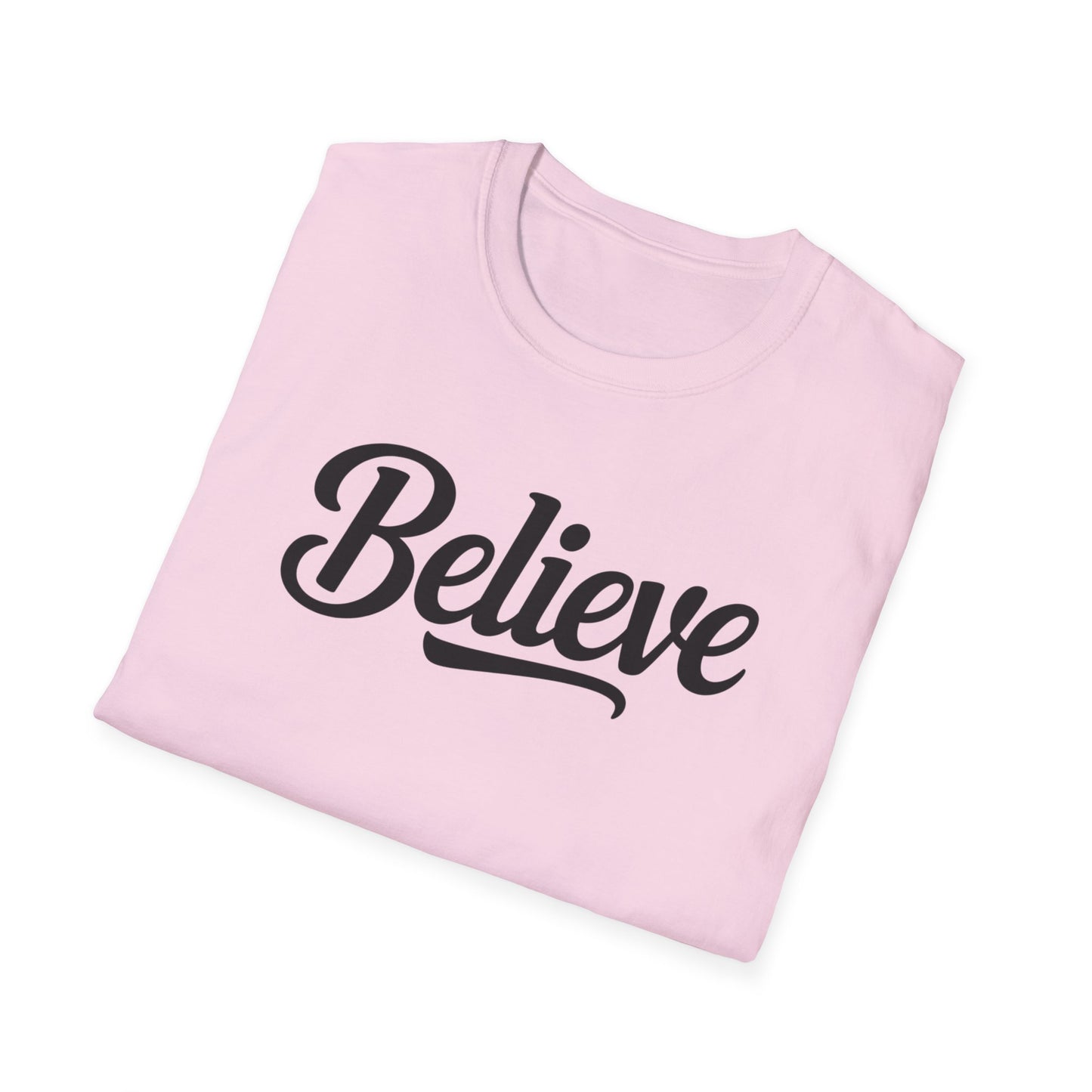 Believe T-Shirt – Inspirational Faith Shirt, Christian Motivational Tee, Positive Encouragement Apparel