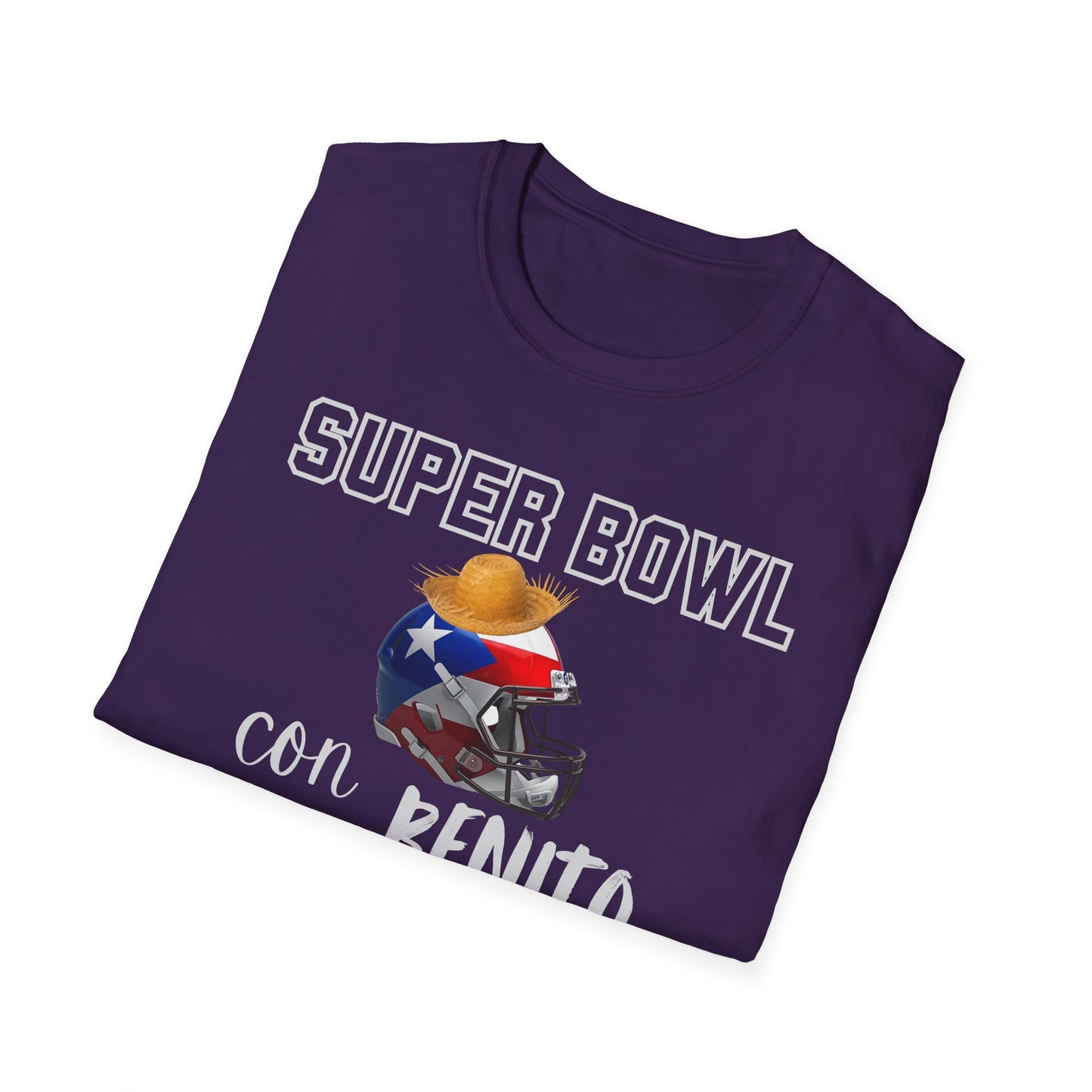 Benito Bowl Halftime Helmet Shirt 2026 T-Shirt, Benito Bowl Shirt, Football Fan Gift, Benito Tee, Puerto Rico Heritage Boriqua Pride Gift