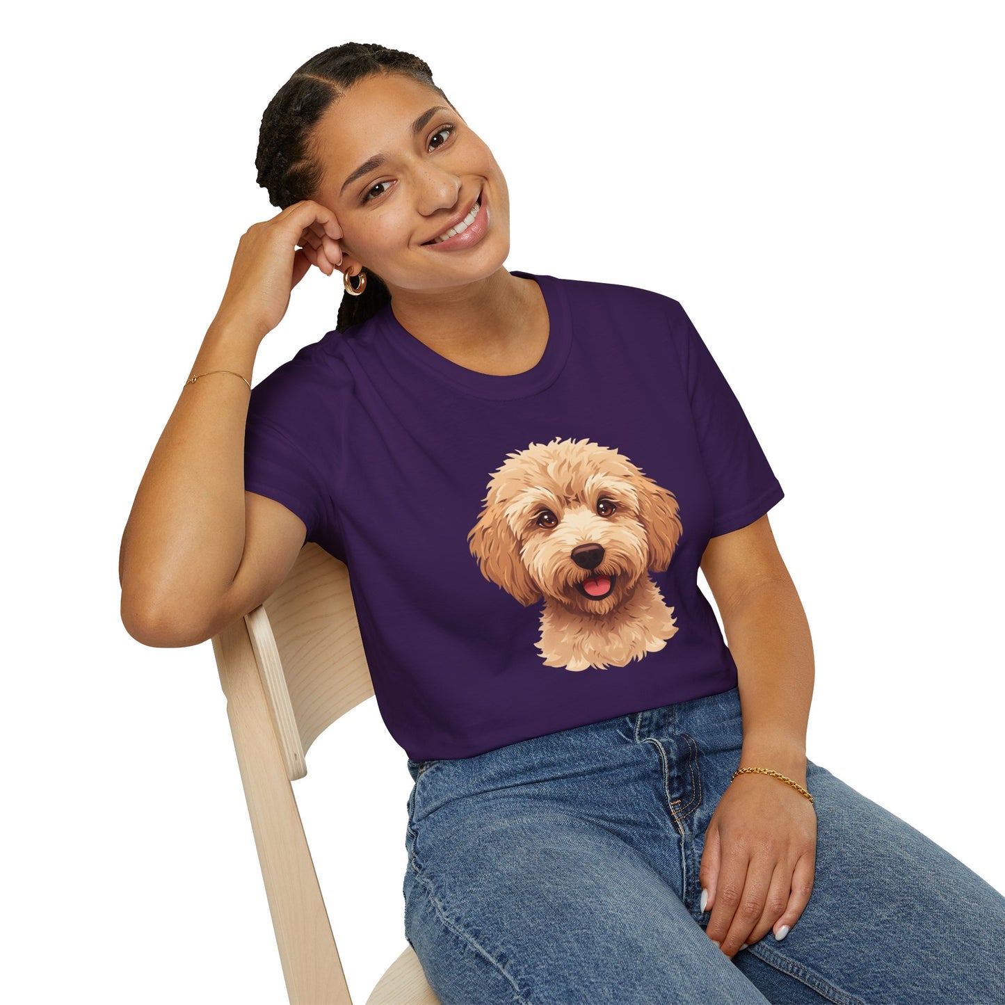 Labradoodle Dog Portrait Shirt – Labradoodle Dog Lover Gift, Cute Dog Mom Tee, Dog Dad Shirt, Pet Breed Apparel