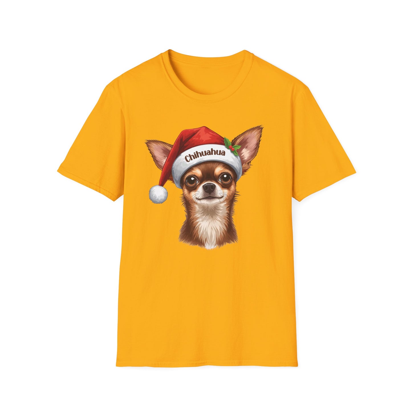 Chihuahua Dog Portrait Shirt – Chihuahua Dog Lover Gift, Cute Dog Mom Tee, Dog Dad Shirt, Pet Breed Apparel