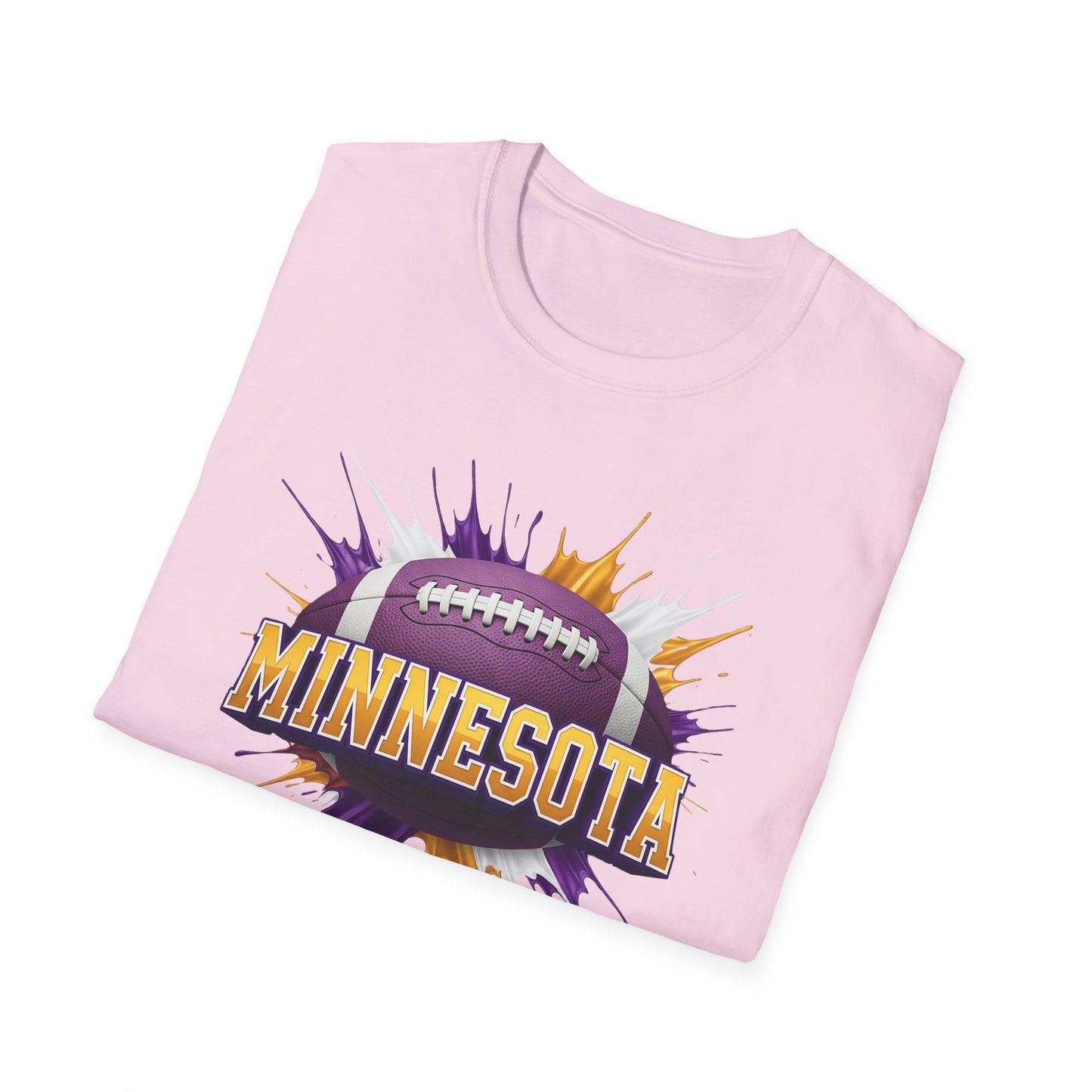 Minnesota Football Unisex T-Shirt, Minnesota Team Tee, Football Gift for Minnesota Fans, Game Day Shirt, Sports Fan Apparel Football Tee