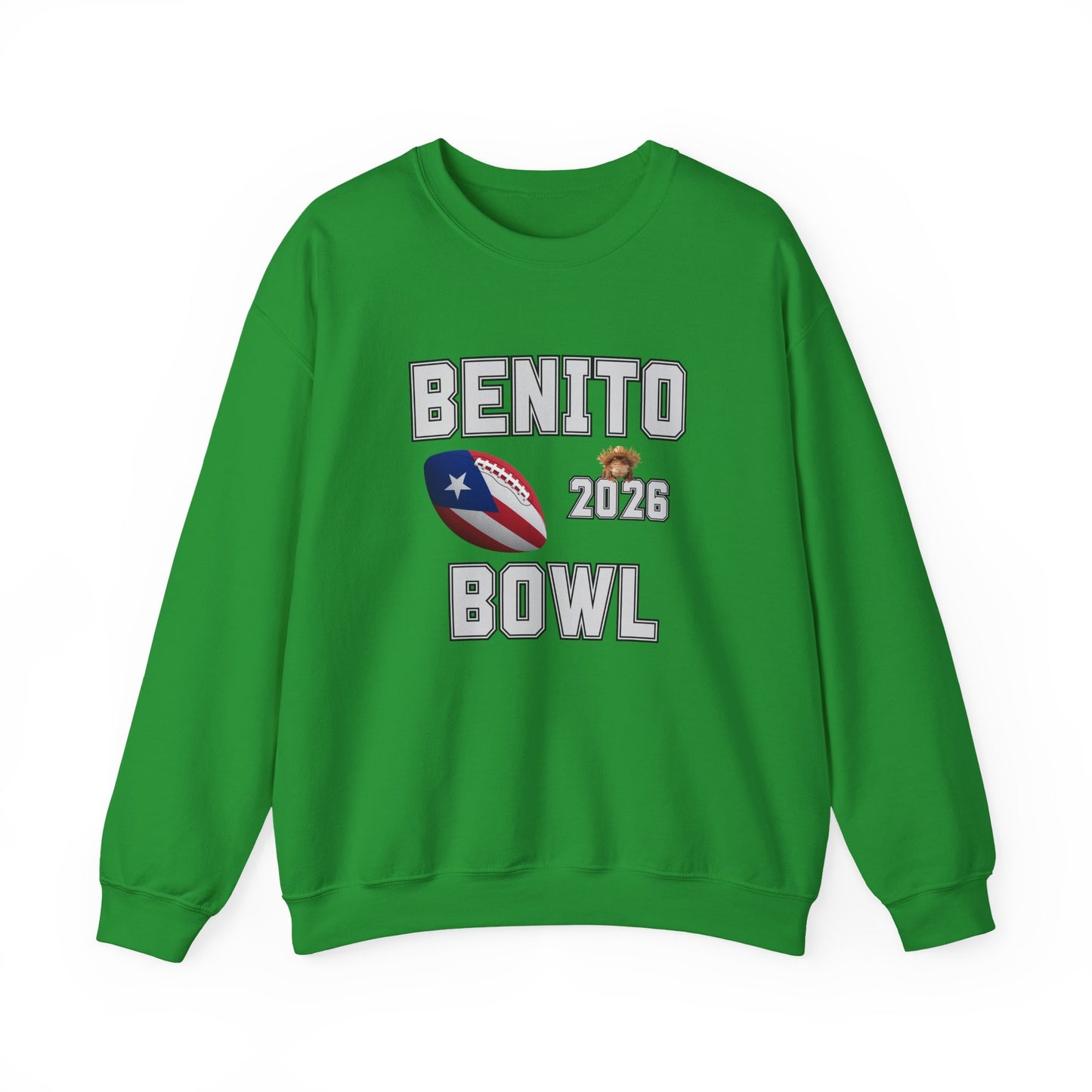 Benito Bowl Halftime 2026 Sweatshirt, Benito Bowl Shirt, Football Fan Gift, Puerto Rico Heritage Sweatshirt, Boriqua Pride Gift
