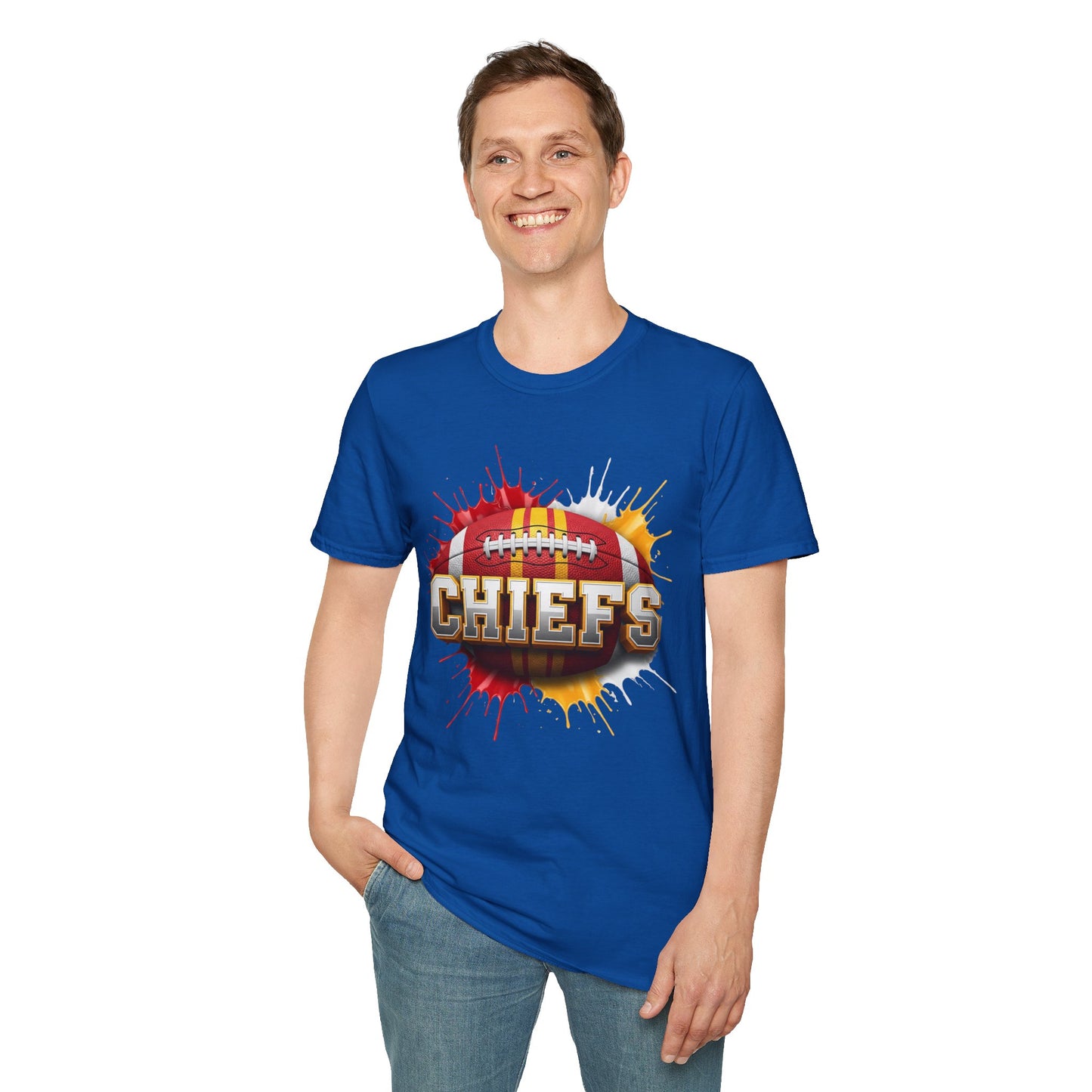 Kansas City Football Unisex T-Shirt, Kansas City Team Tee, Football Gift for Kansas City Fans, Game Day Shirt, Sports Fan Apparel Tee