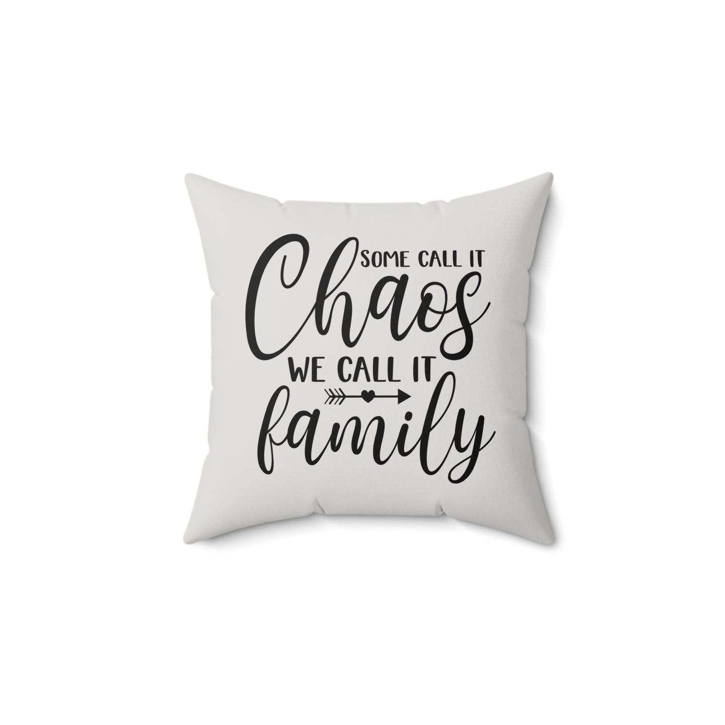 Family Quote Pillow, Faux Suede Throw Cushion for Home Decor, Gift for friends and family, Living Room Accent, Couch Pillow